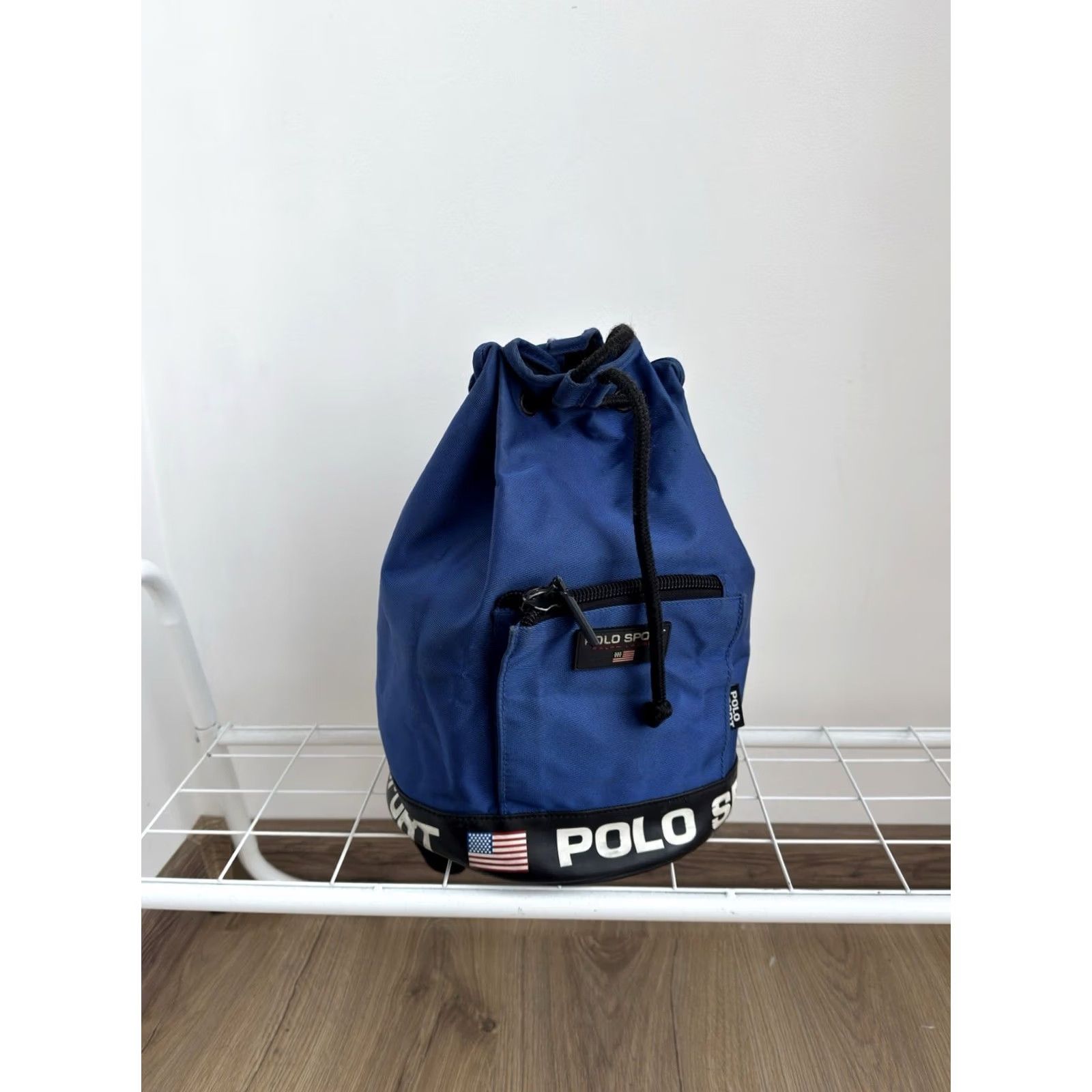 Vintage VINTAGE Polo Sport Backpack Shirt Unisex Adults Medium Blue 80s 90s Army Casual Travel Y2K Modern Slings Bag Size US M / EU 48-50 / 2 - 2 Thumbnail