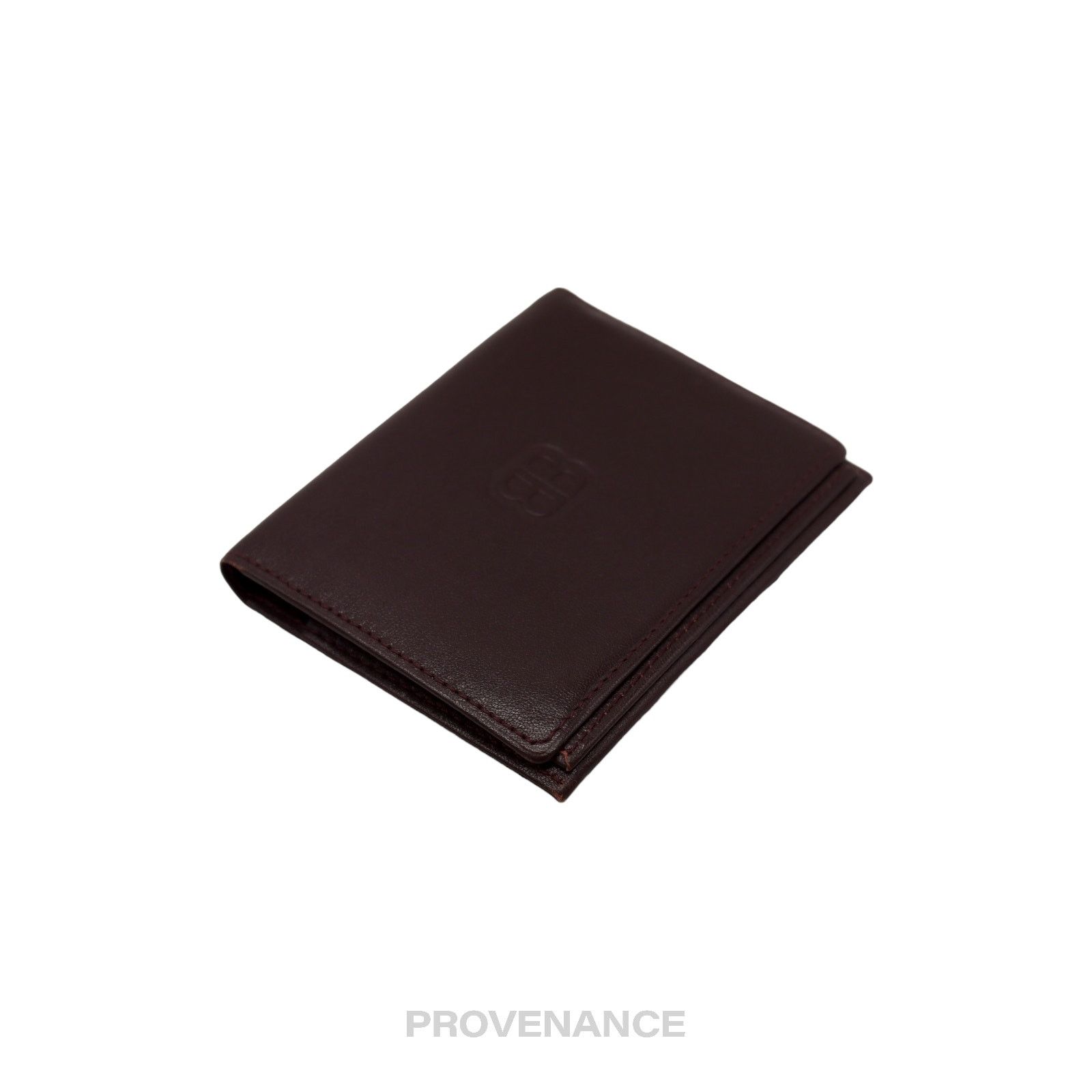 Balenciaga 🔴 Balenciaga BB Logo Bifold Wallet - Deep Burgundy Size ONE SIZE - 6 Thumbnail