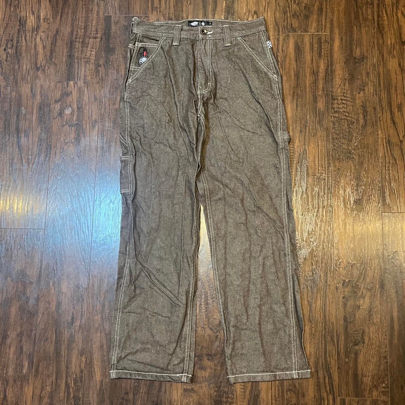 Vans Grey y2k Vans Carpenter Skater Jeans Size 30" / US 8 / IT 44 - 2 Thumbnail