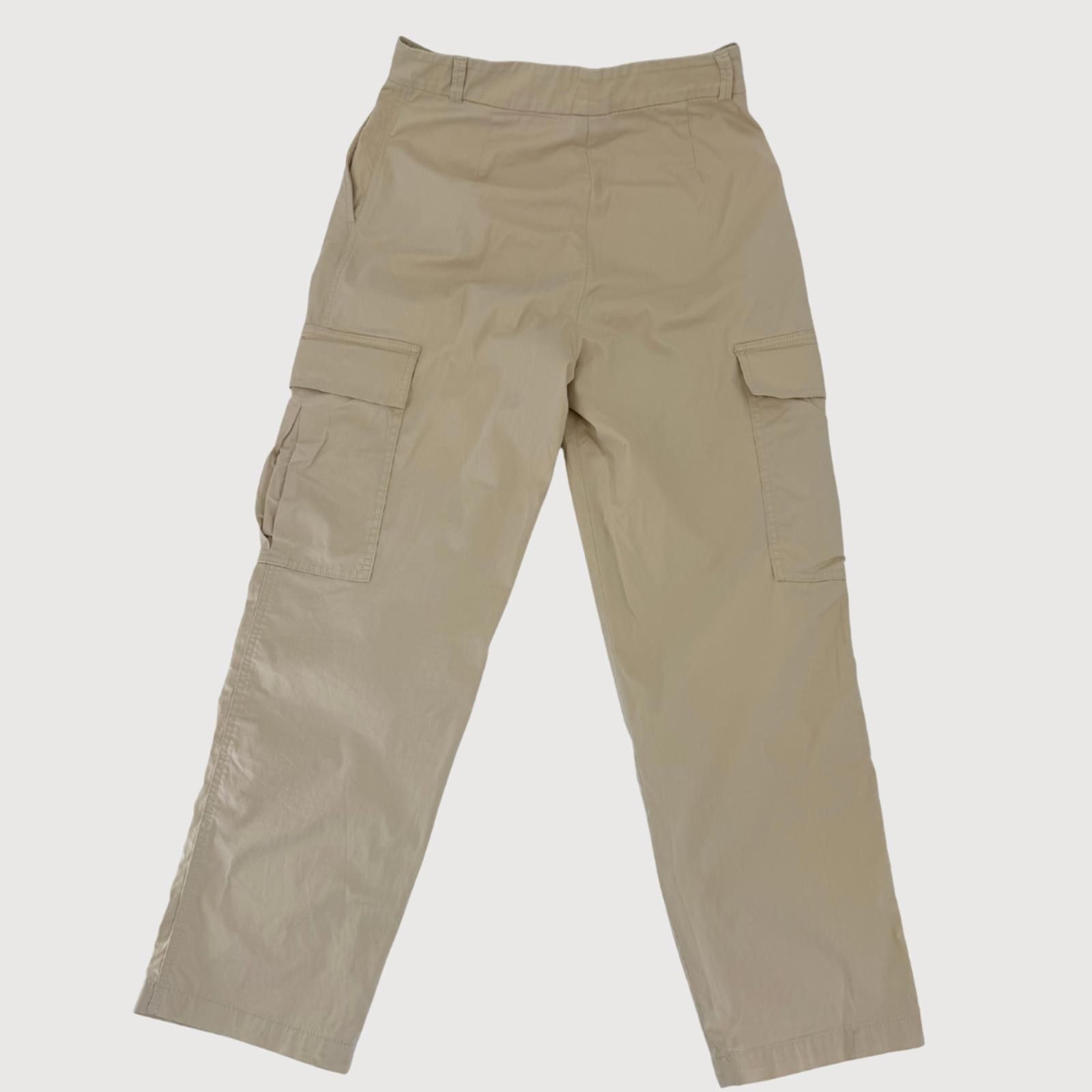 Massimo Dutti Massimo Dutti Cargo Chino Pants Relaxed Fit Khaki XS Size 27" / US 4 / IT 40 - 3 Thumbnail