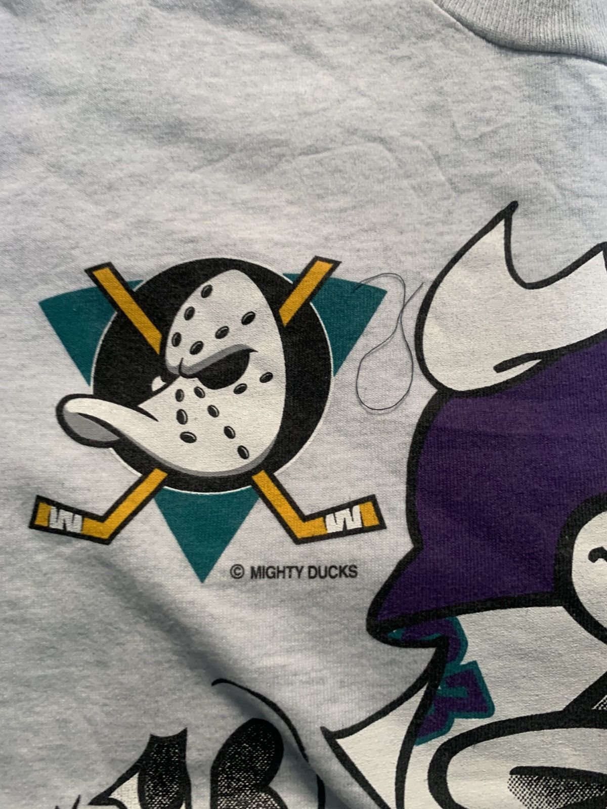 Disney Vtg 90s Mighty Ducks Breakthrough Nutmeg Disney T Shirt Size US M / EU 48-50 / 2 - 5 Thumbnail