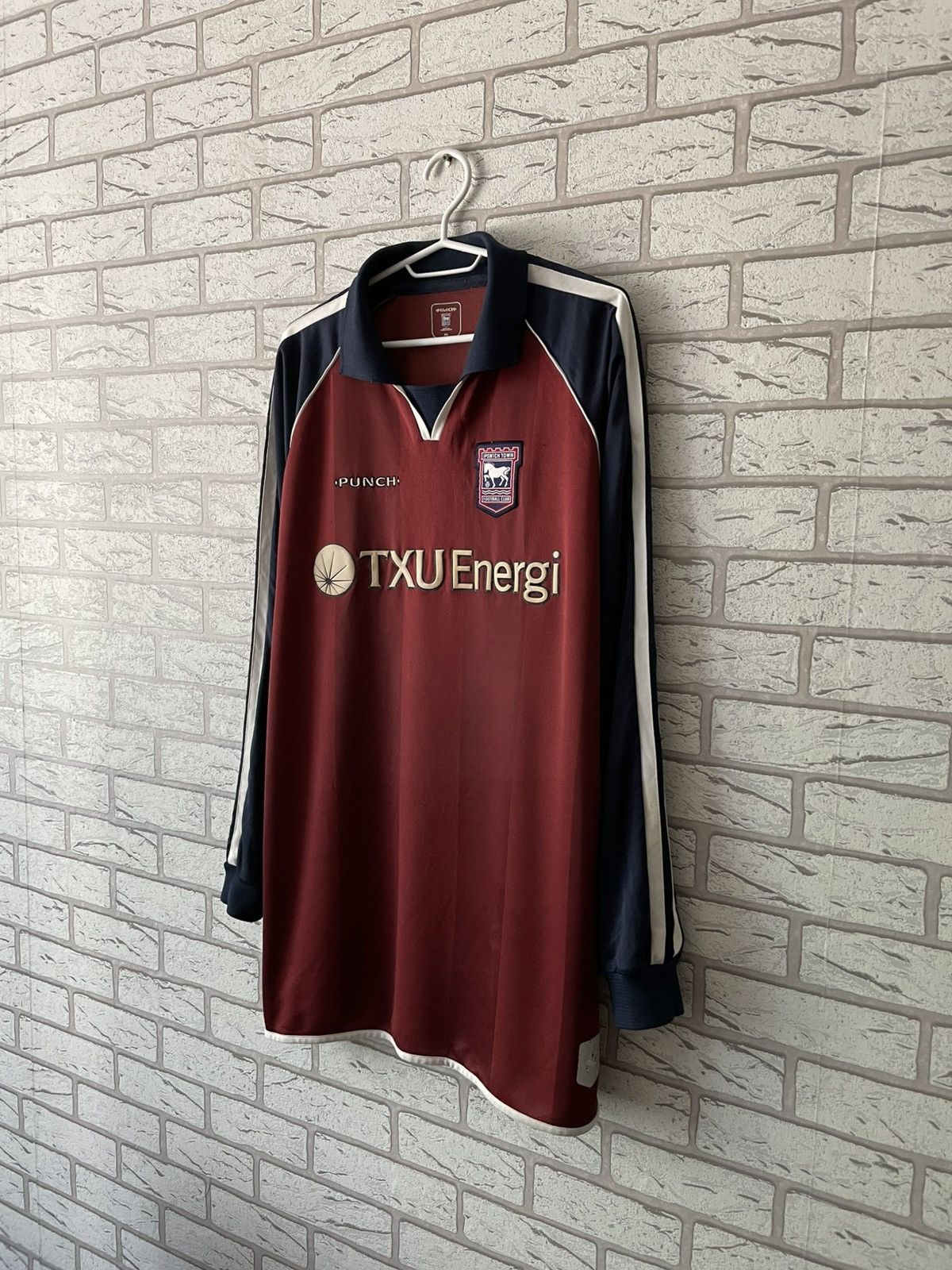 Vintage Ipswich Town 2002 2003 2004 Shirt Jersey Long Sleeve Punch Size US XL / EU 56 / 4 - 2 Thumbnail