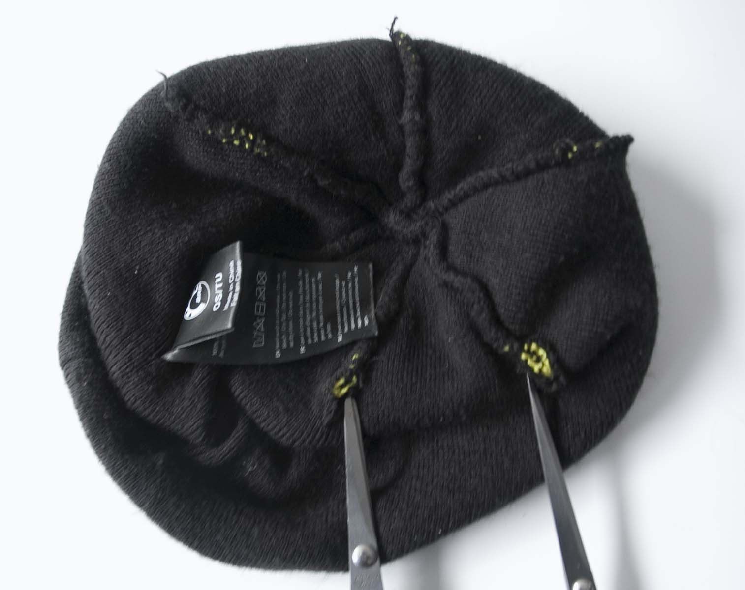 Ski-Doo Ski Doo Beanie Hat Winter Black Yellow Size ONE SIZE - 3 Thumbnail