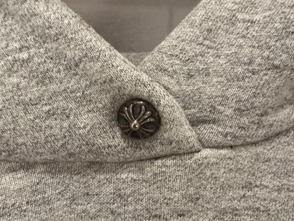 Chrome Hearts Chrome Hearts Grey Fleece-Lined Hoodie Size US S / EU 44-46 / 1 - 2 Thumbnail
