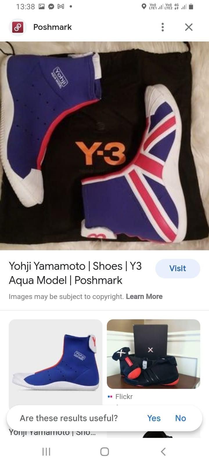 Yohji Yamamoto Yohjiyamamoto Aqua Union Jack Flag Shoes Size US 8.5 / EU 41-42 - 8 Thumbnail