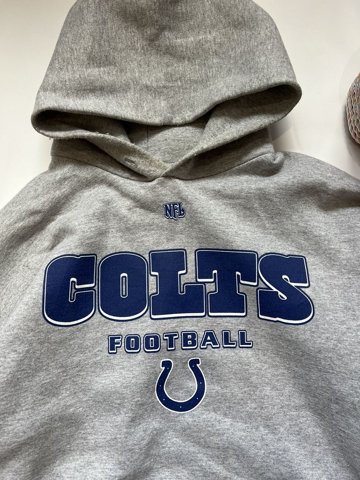 NFL Vintage 90’s NFL Colts Oversized Hoodie Size US XL / EU 56 / 4 - 2 Thumbnail