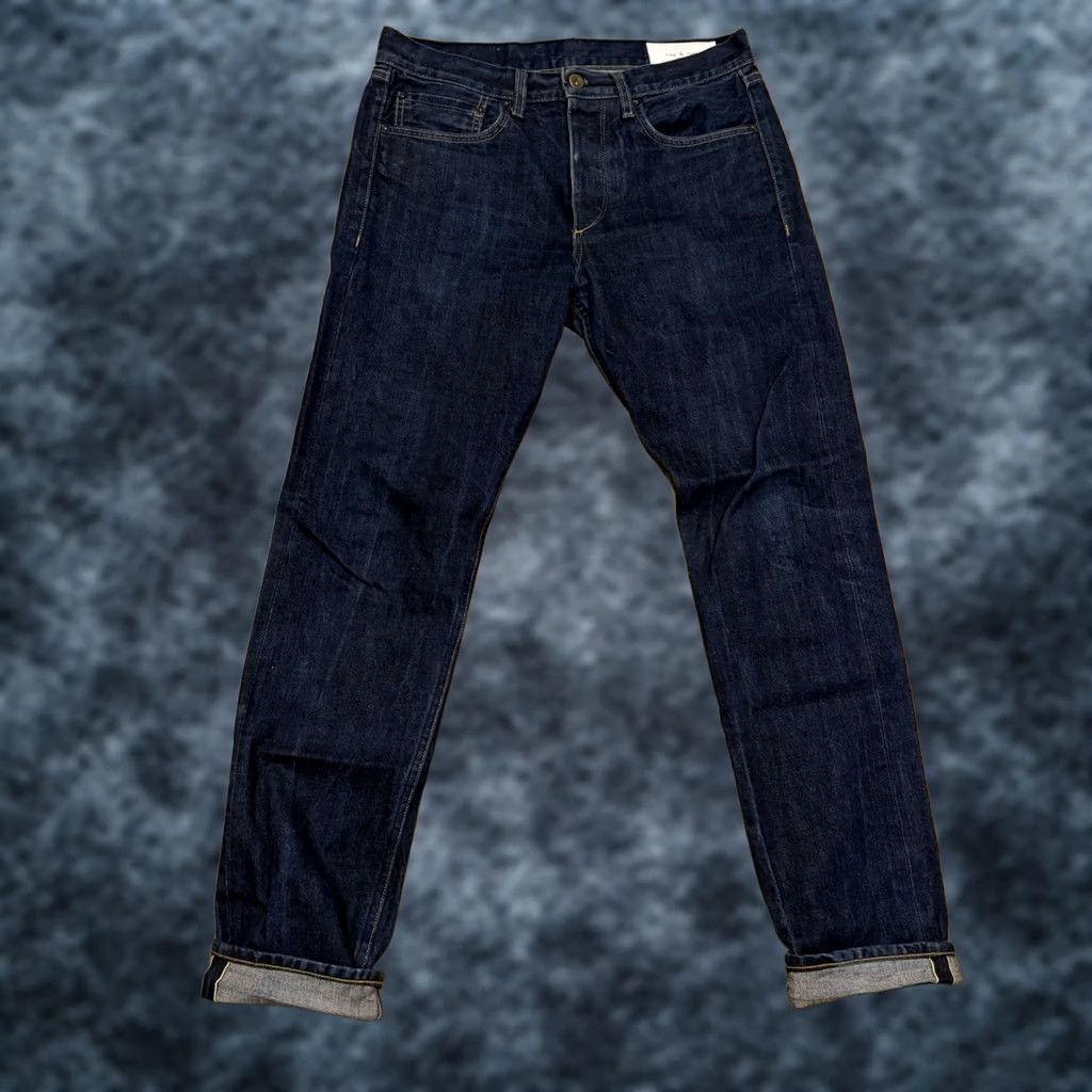 Rag & Bone VINTAGE Rag & Bone Fit 2 Slim Jeans Men’s 31x31.5 Selvedge Indigo Denim Button Fly Size US 31 - 1 Thumbnail