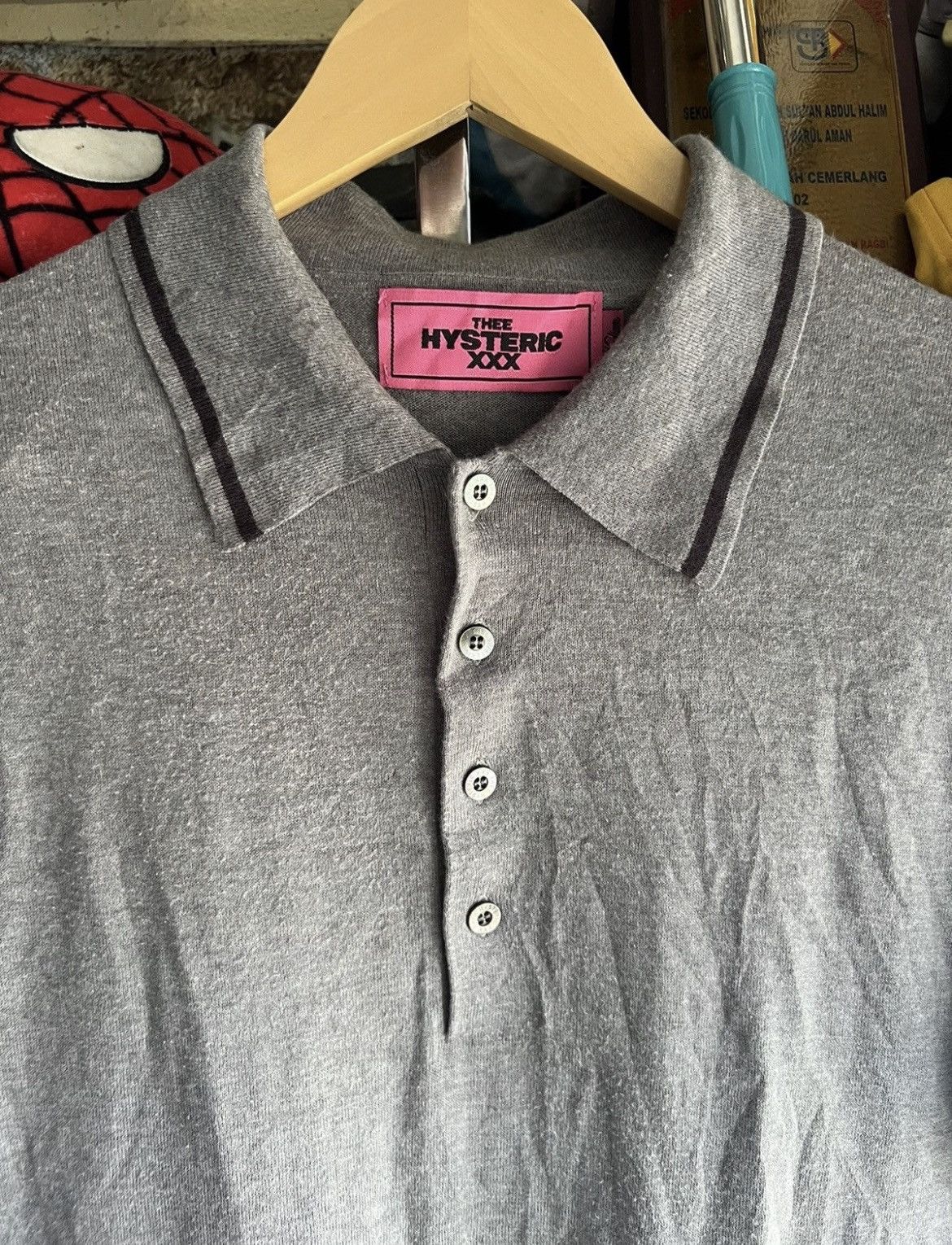 Hysteric Glamour 🔥Vintage Hysteric Glamour Big Print Polo Size US M / EU 48-50 / 2 - 8 Thumbnail