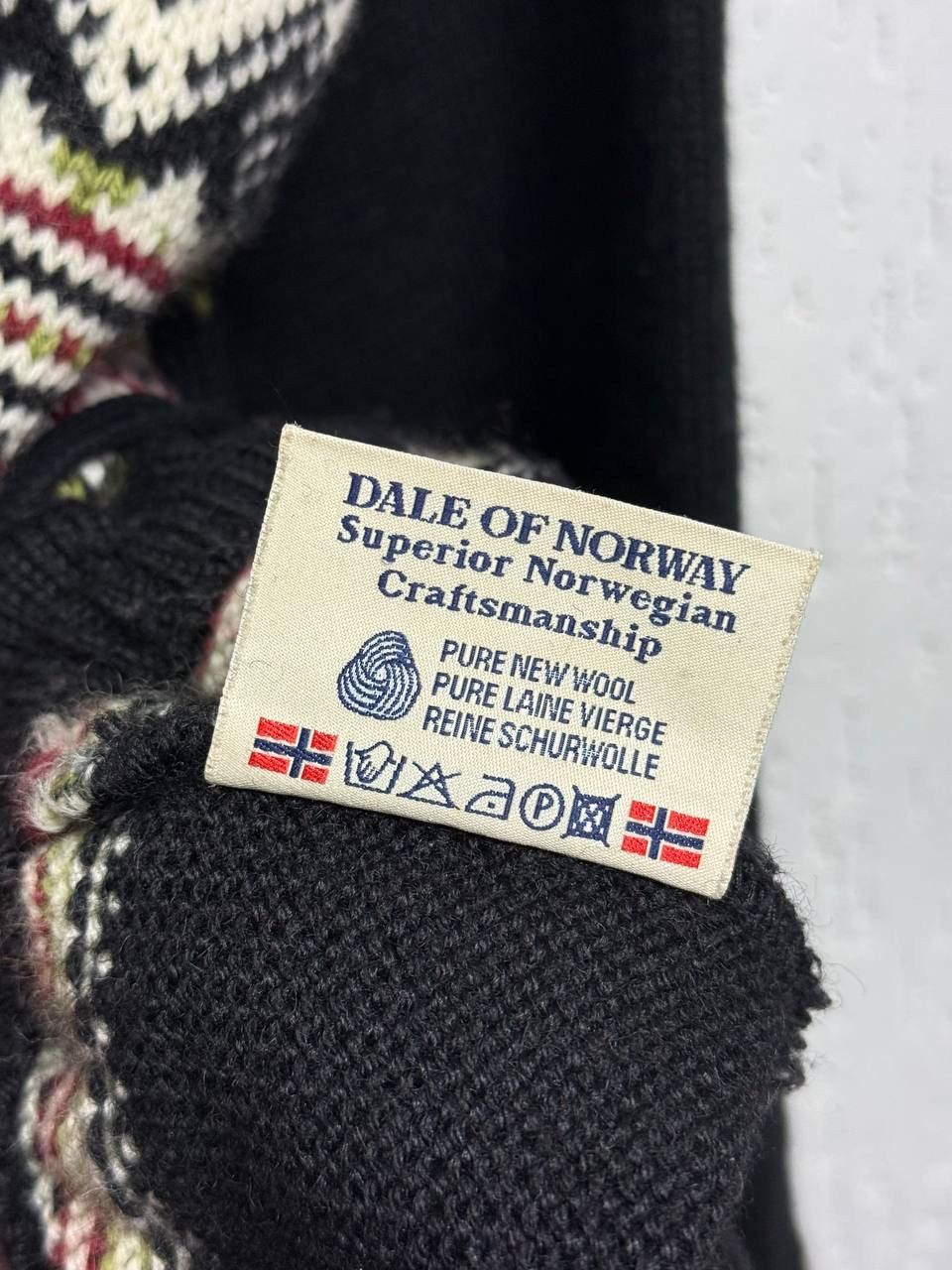 Dale Of Norway DALE OF NORWAY Sweater Geometric Wool 1/4 Zip Knit Ski Size US XL / EU 56 / 4 - 9 Thumbnail