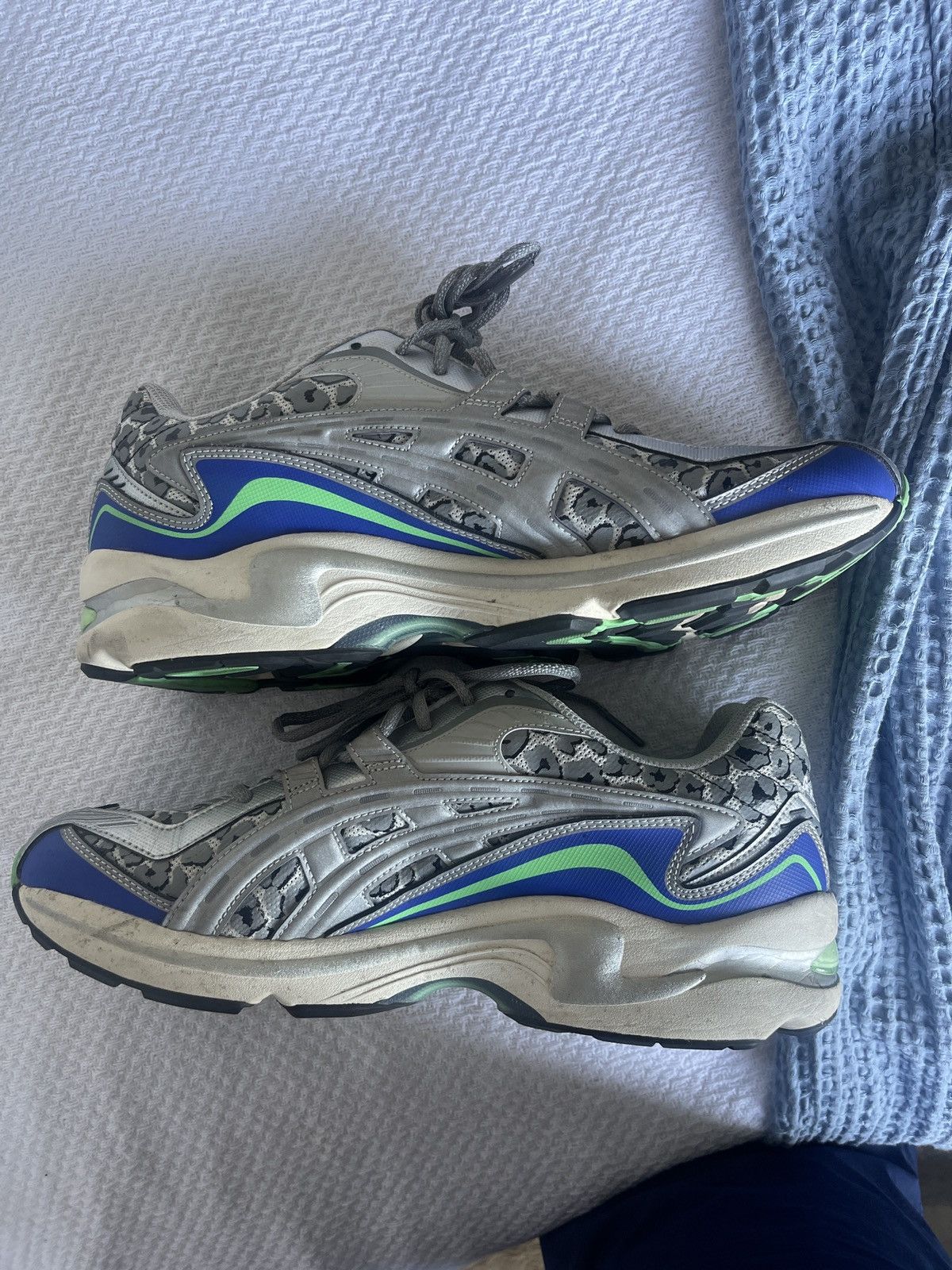 Asics Awake x Gel Preleus Cool Grey Silver Size US 12 / EU 45 - 5 Thumbnail