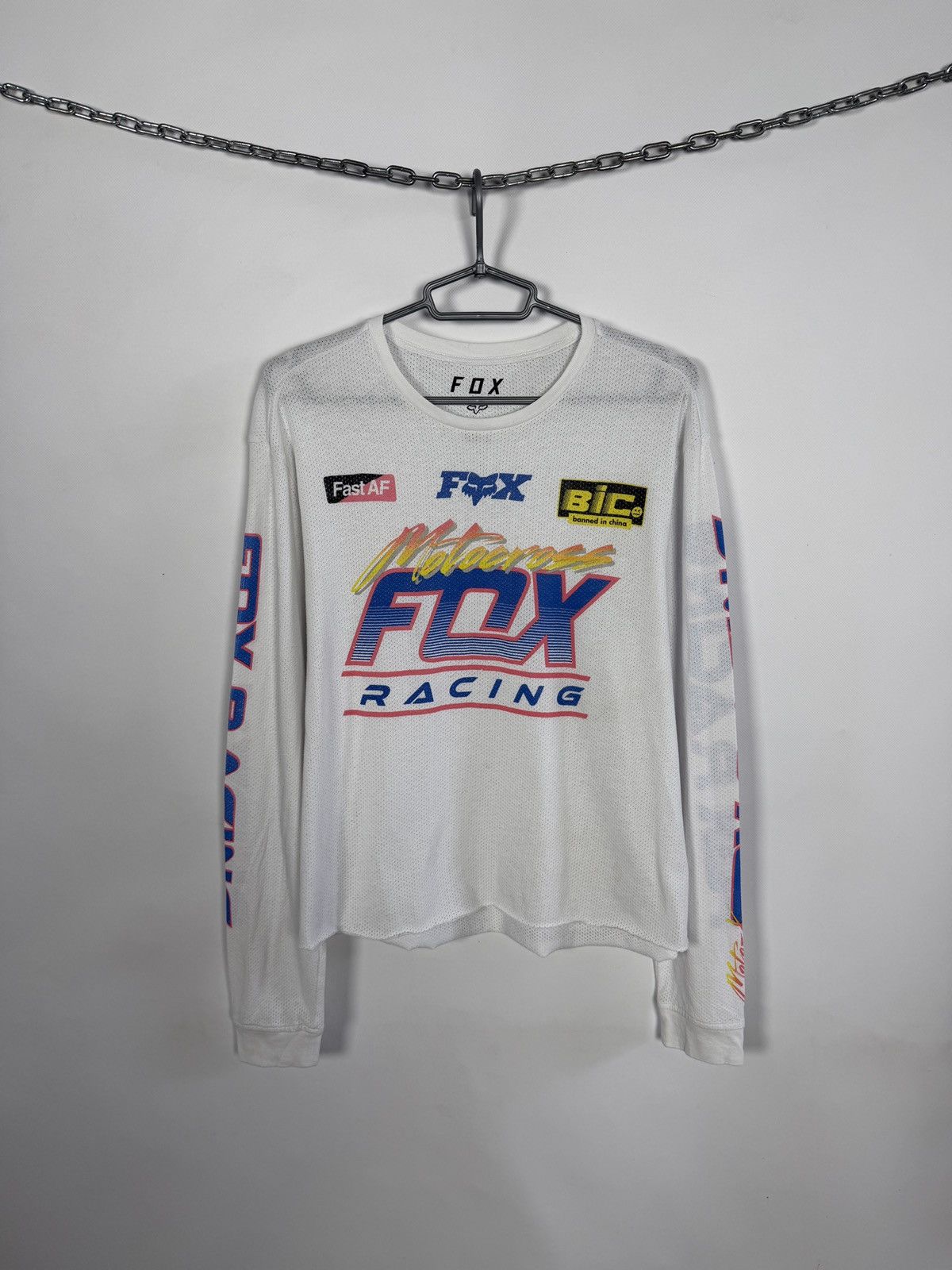 Fox Racing FOX Racing Long Sleeve Racing T-Shirt Vintage Jersey Size L Size US L / EU 52-54 / 3 - 1 Thumbnail