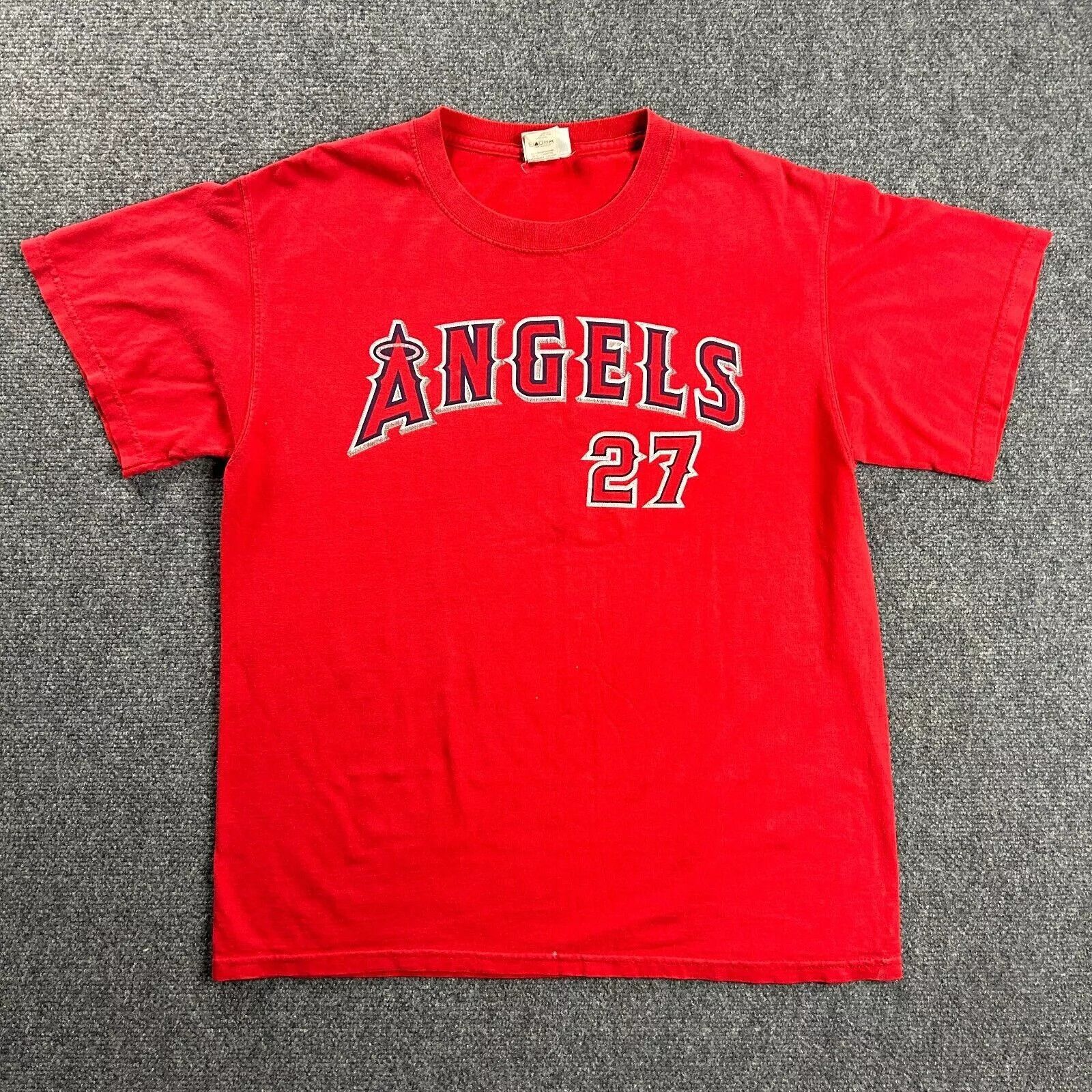 Lee × Vintage Los Angeles Angels Shirt Medium Guerrero 27 Crew Neck Mens Size US M / EU 48-50 / 2 - 1 Thumbnail