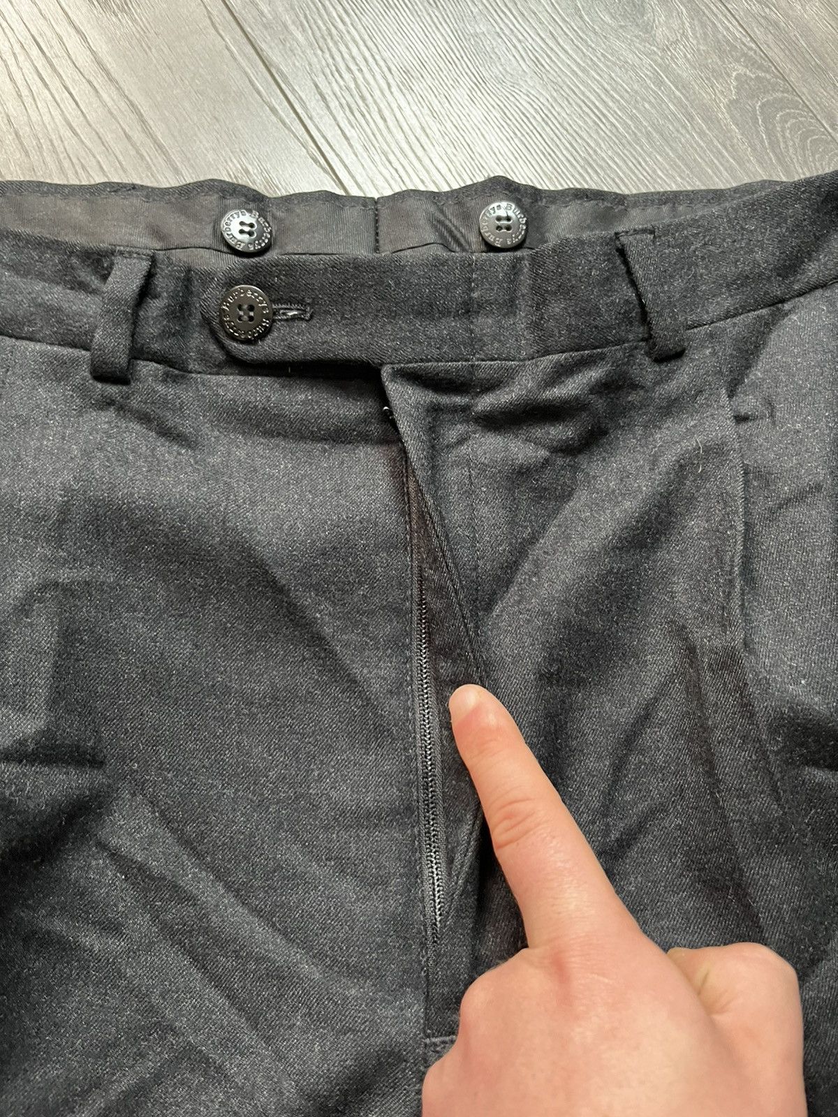 Burberry Prorsum Vintage Burberrys Prorsum Wool Pleated Trousers Black L / 52 Size US 34 / EU 50 - 5 Thumbnail