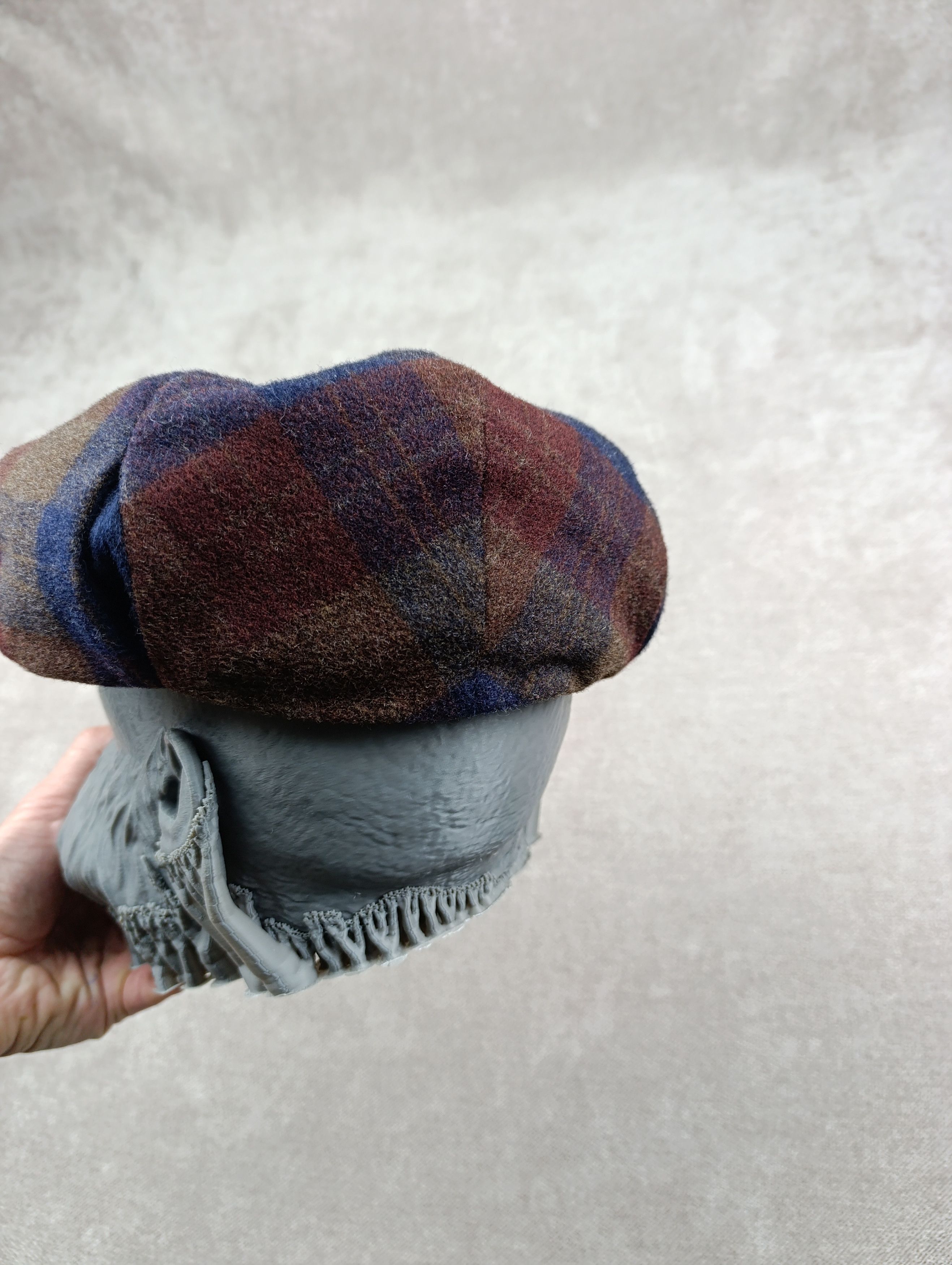 Vintage Vintage Doria Barbisio Wool Alpaca Flat Cap Newsboy Hat Size ONE SIZE - 7 Thumbnail