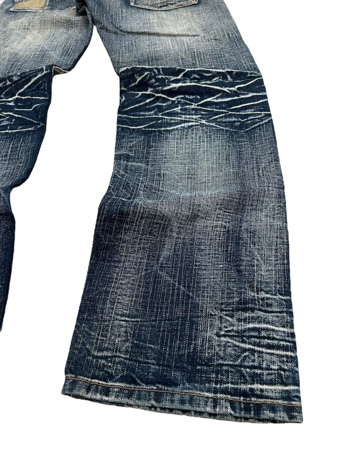 20471120 Sorridere Whisker Washed Distressed Texture Midnight Rebel Size US 33 - 13 Thumbnail