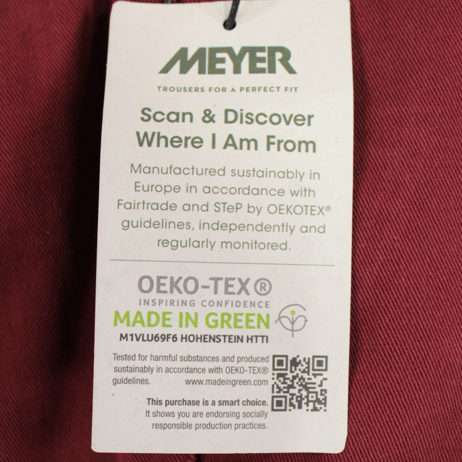 Other Meyer New with tags Chinos Size 34 US In Red Size US 34 / EU 50 - 4 Thumbnail