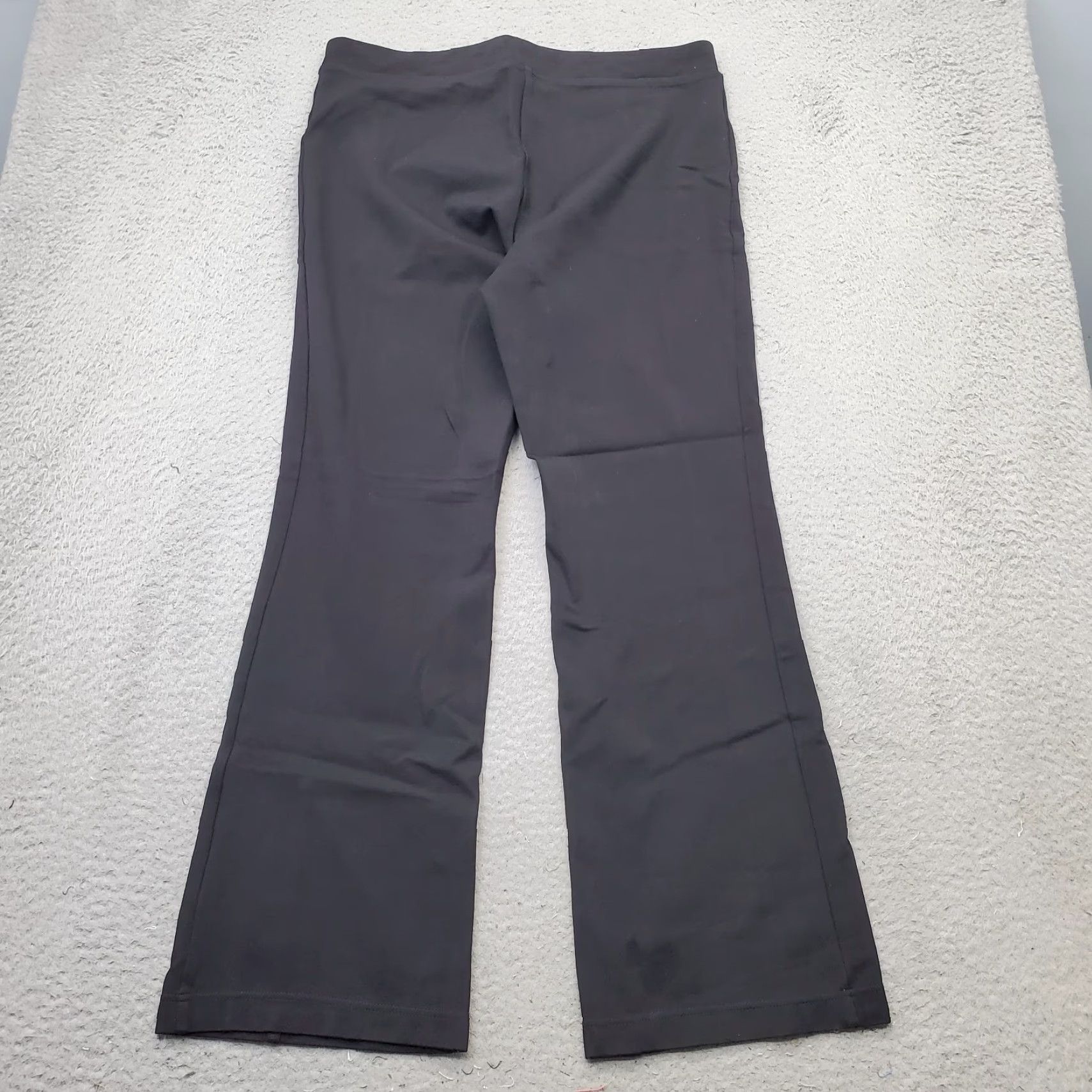 Calvin Klein Calvin Klein Ankle Pants Womens Size L Black Rayon Stretch Bootcut Comfort Waist Regular Inseam 29" Size 36" / US 14 / IT 50 - 2 Thumbnail