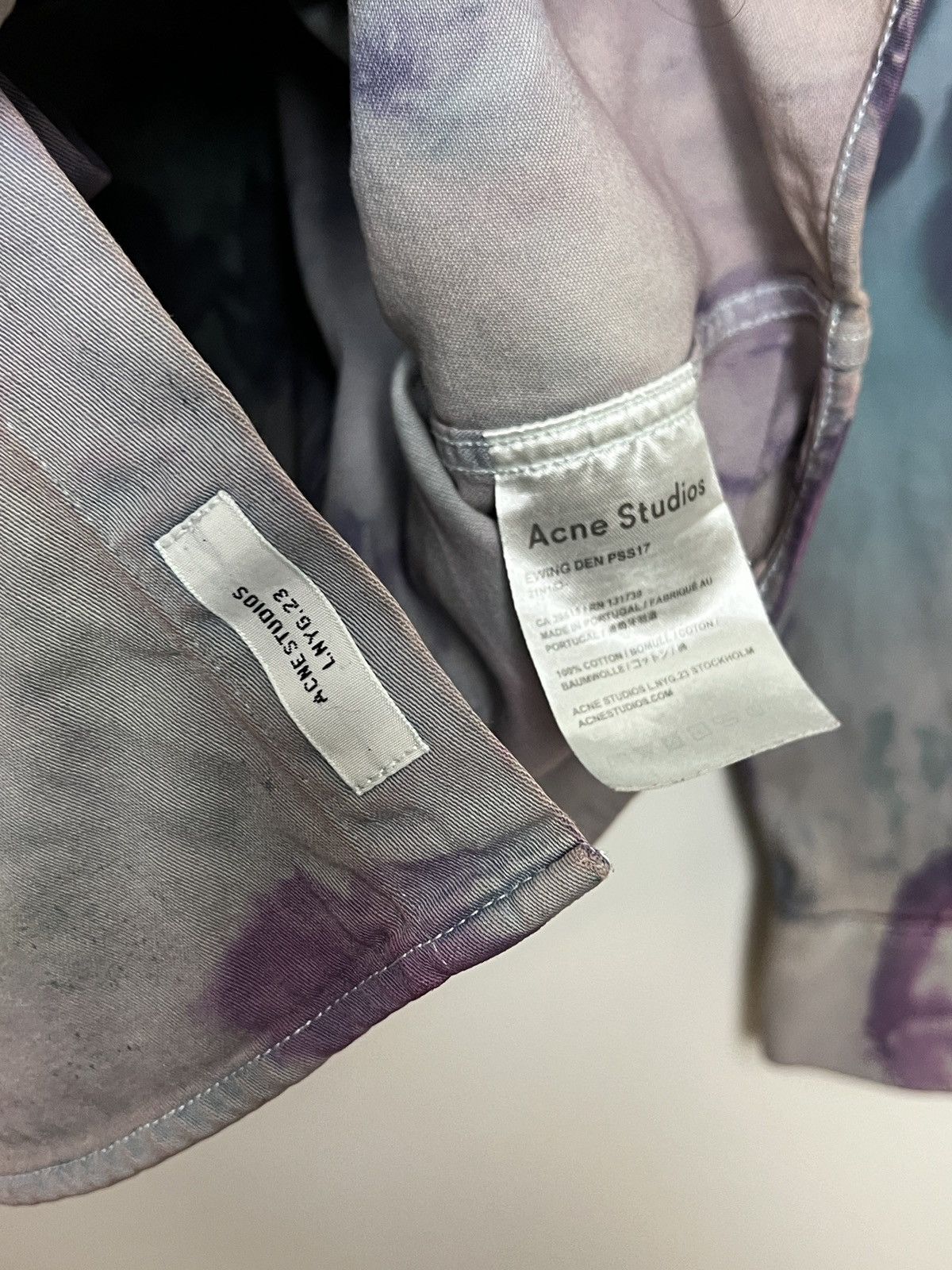 Acne Studios acne vintage travis flannel shirt tie dye y2k Size US M / EU 48-50 / 2 - 14 Thumbnail