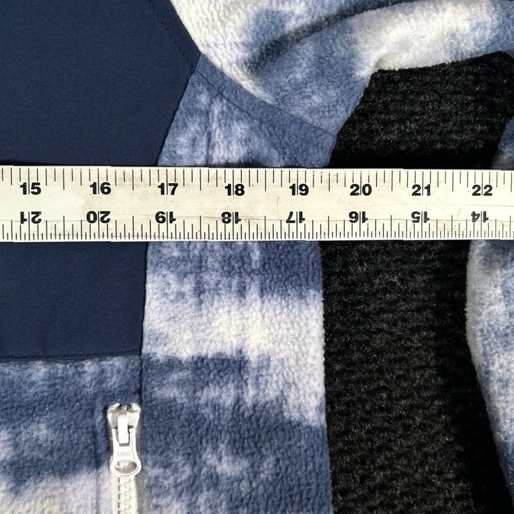 Vintage VINTAGE Hooey Women Tie Dye Fleece Zip Up Jacket Blue White Size S Size S / US 4 / IT 40 - 4 Thumbnail