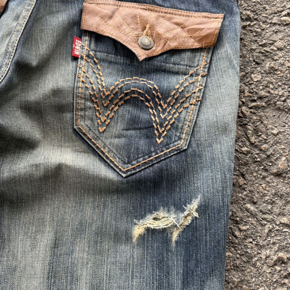 Edwin Vintage Edwin Flare distressed jeans denim pants Size US 36 / EU 52 - 14 Thumbnail