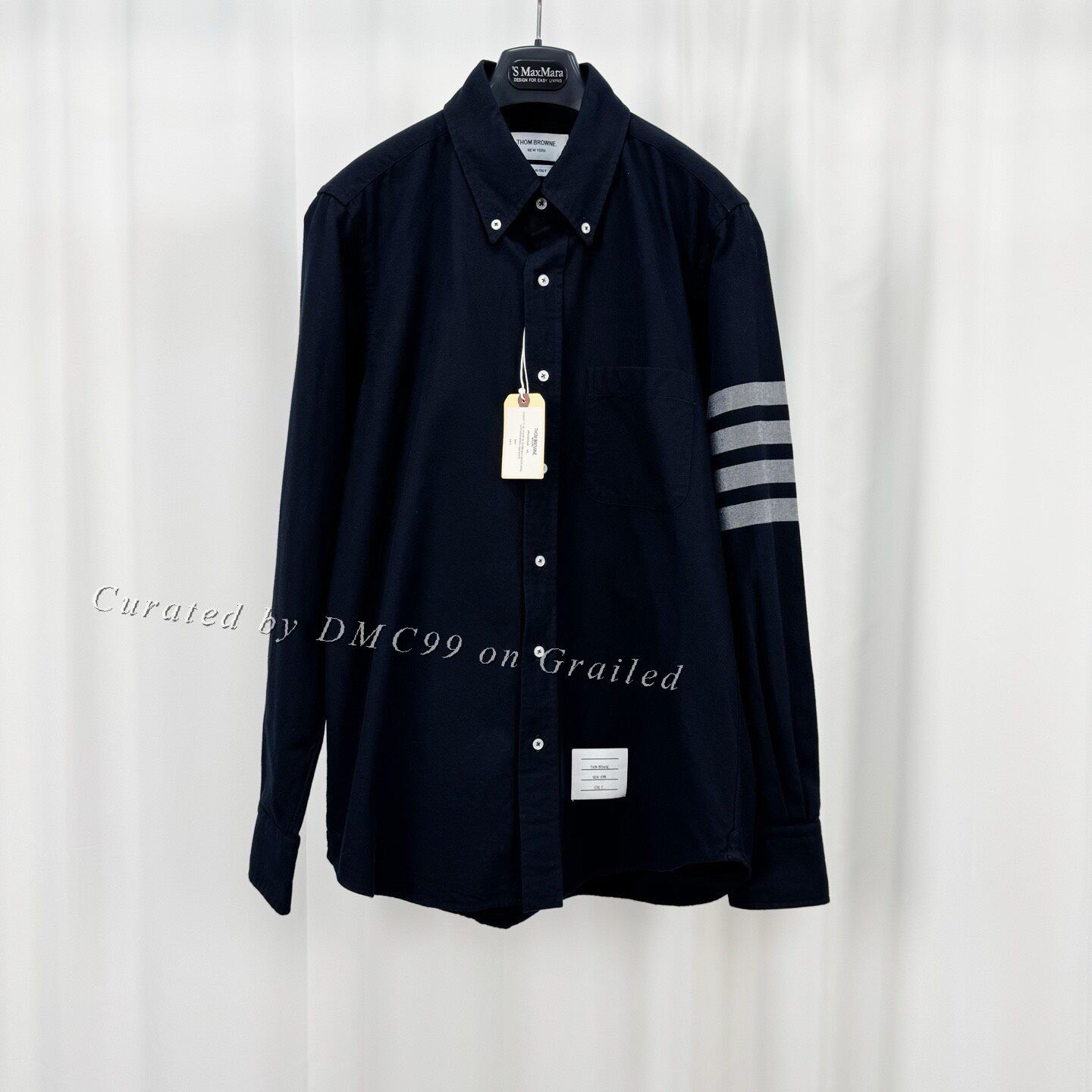 Thom Browne Thom Browne Four-Bar Shirt Jacket Size US M / EU 48-50 / 2 - 1 Thumbnail