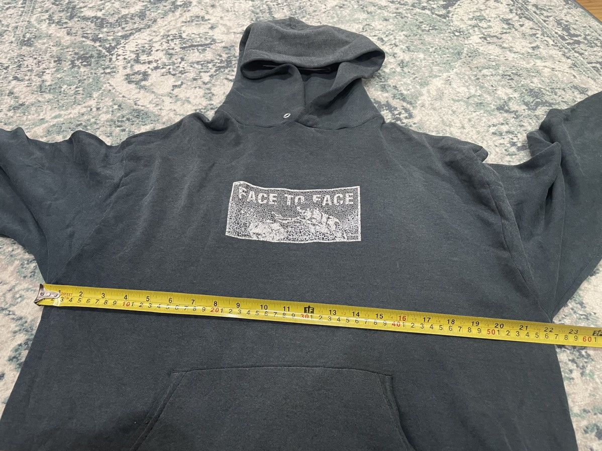 Seditionaries Vintage 1990 Faded Face to Face Punk Rock Hoodie Size US XL / EU 56 / 4 - 12 Thumbnail