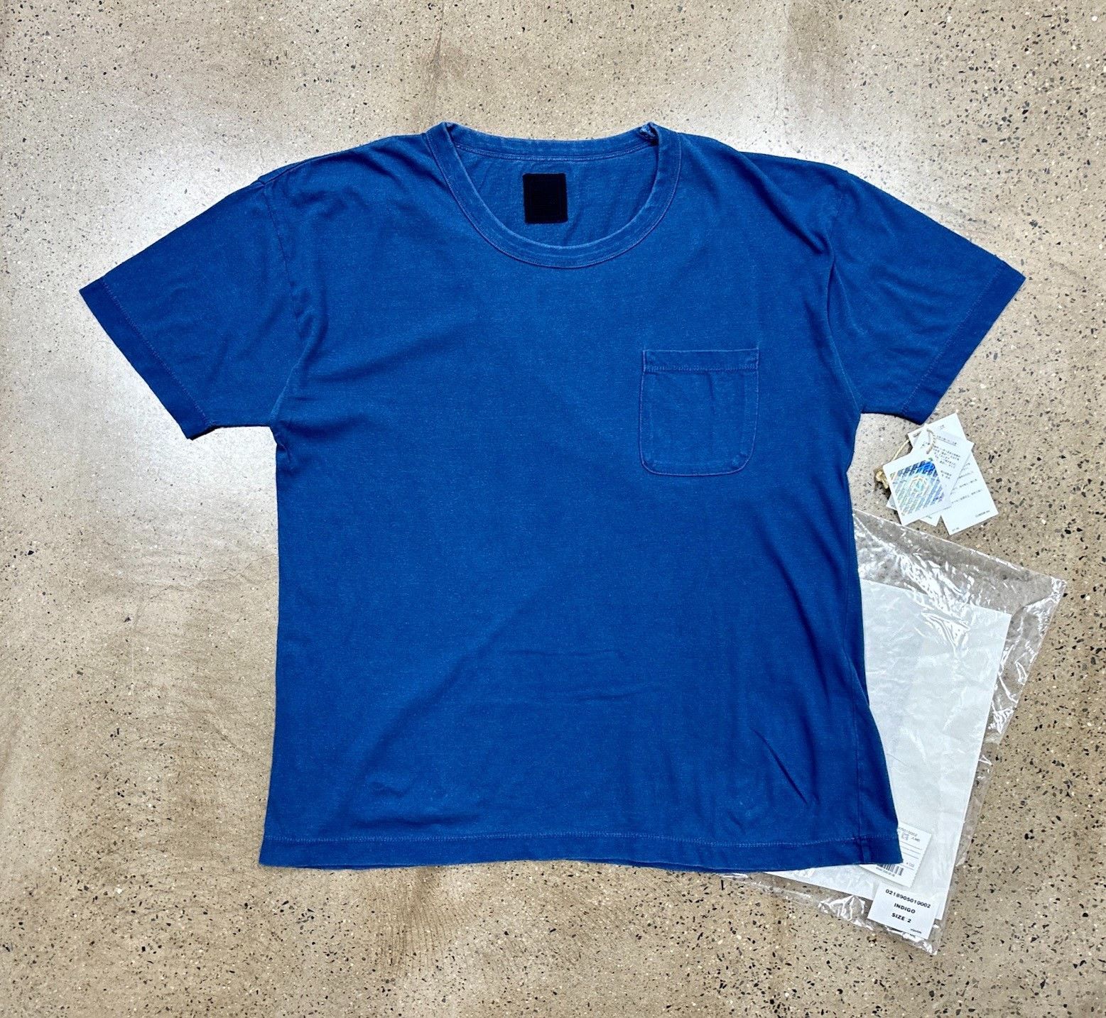 Visvim Visvim ICT Jumbo Crew Indigo Tee Size US M / EU 48-50 / 2 - 1 Thumbnail