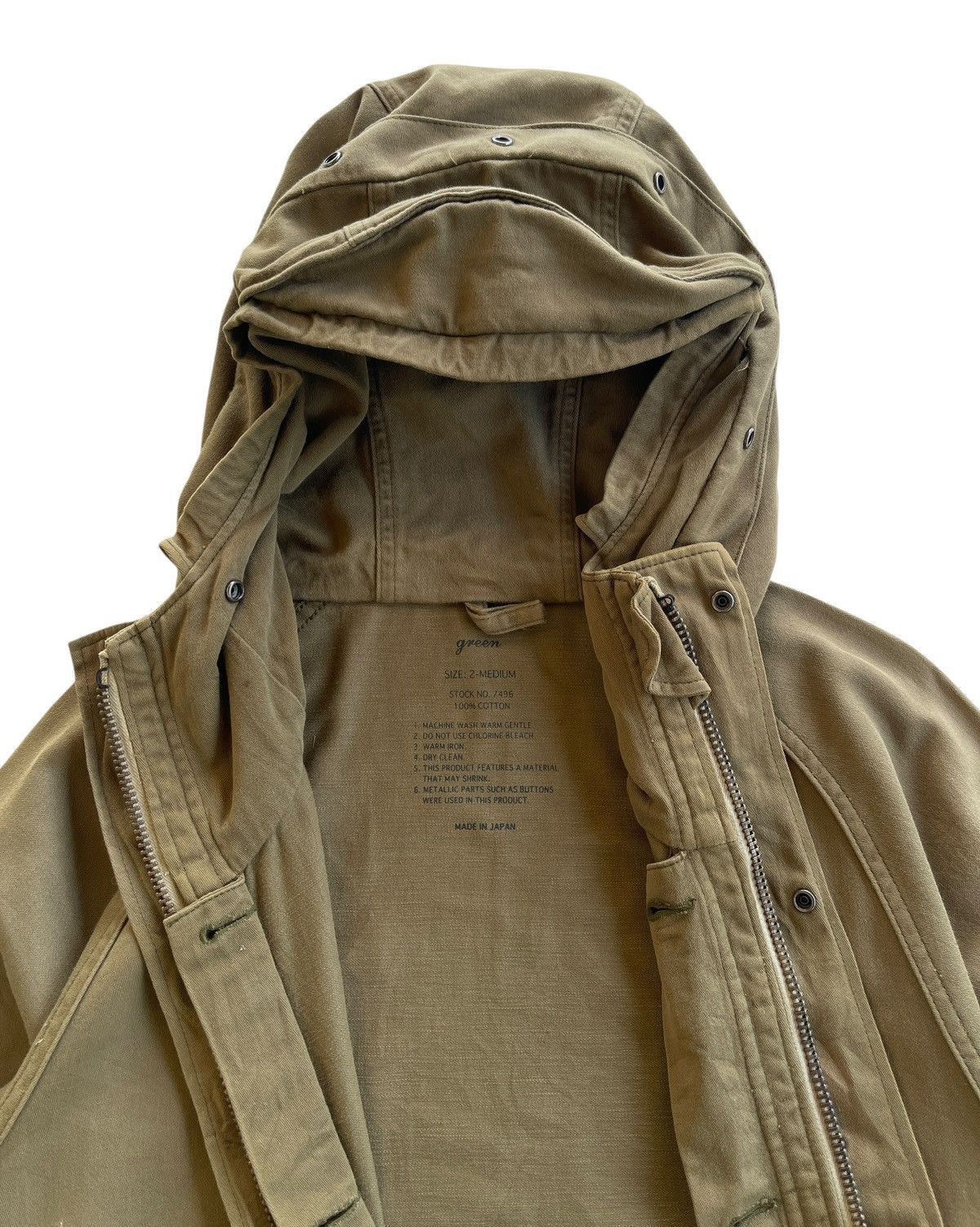 Japanese Brand GREEN Japan Parka Hoodies Size US M / EU 48-50 / 2 - 5 Thumbnail