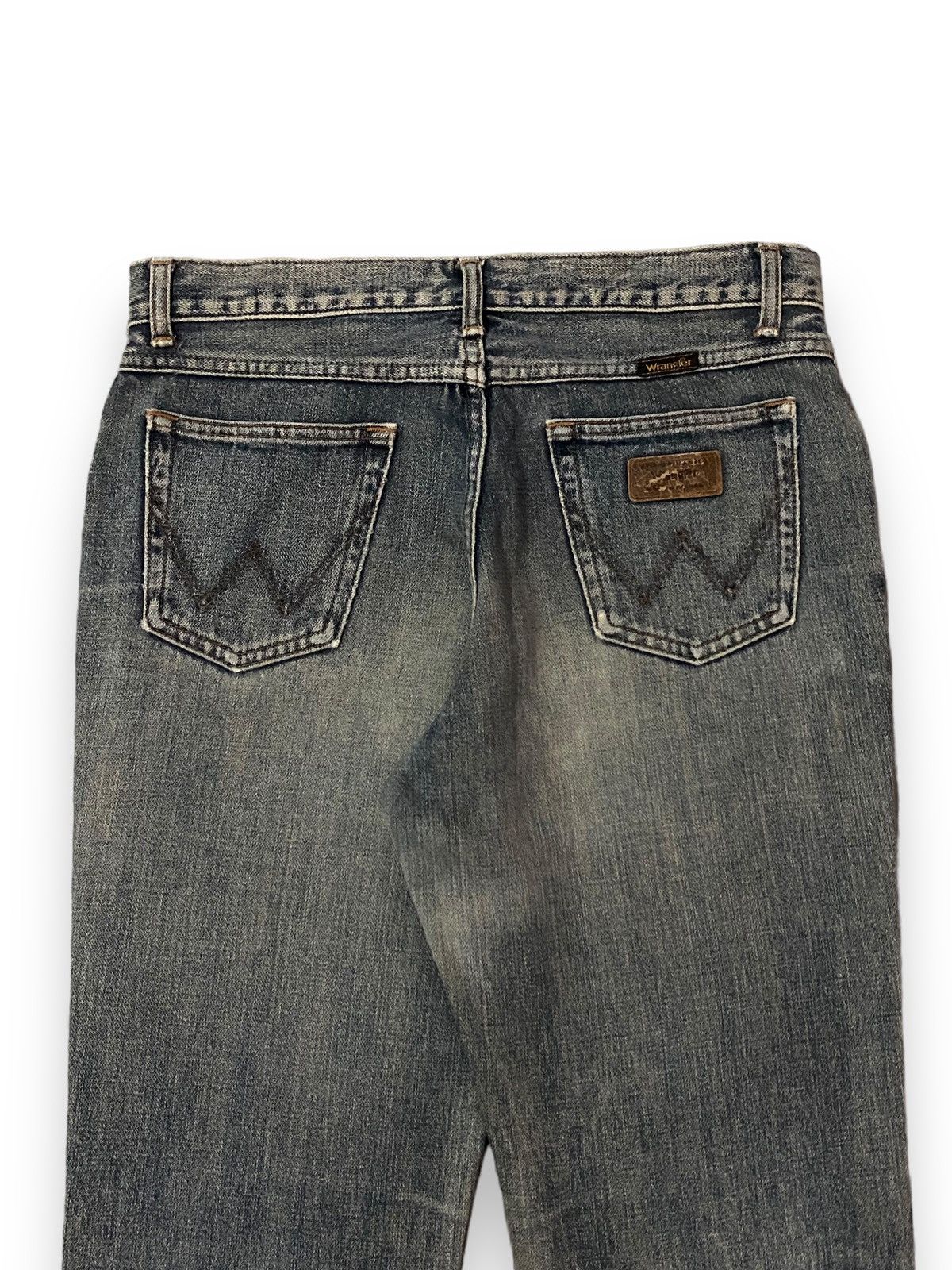 If Six Was Nine Vintage Wrangler Western Denim Flared Jeans Size US 30 / EU 46 - 6 Thumbnail