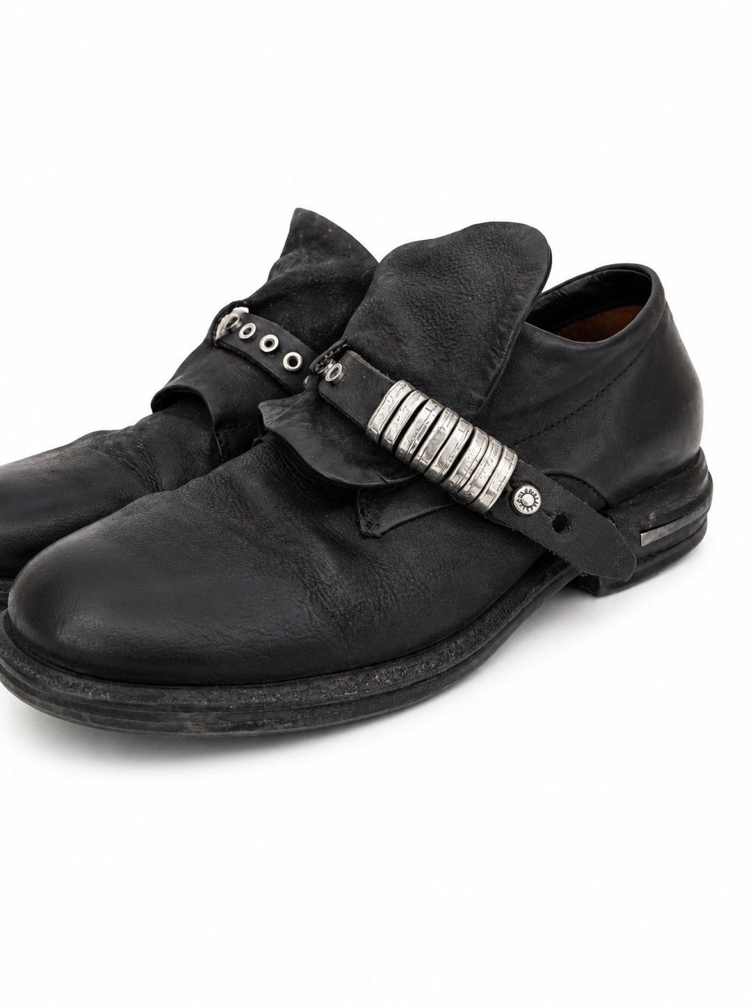 A.S.98 A.S.98 Buckle Strap Leather Shoes Size US 6 / IT 36 - 3 Thumbnail