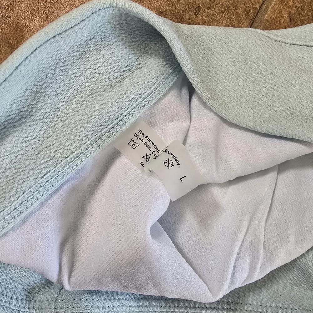 Shein Light Blue High Waisted SHEIN Bikini Bottoms Size ONE SIZE - 4 Thumbnail