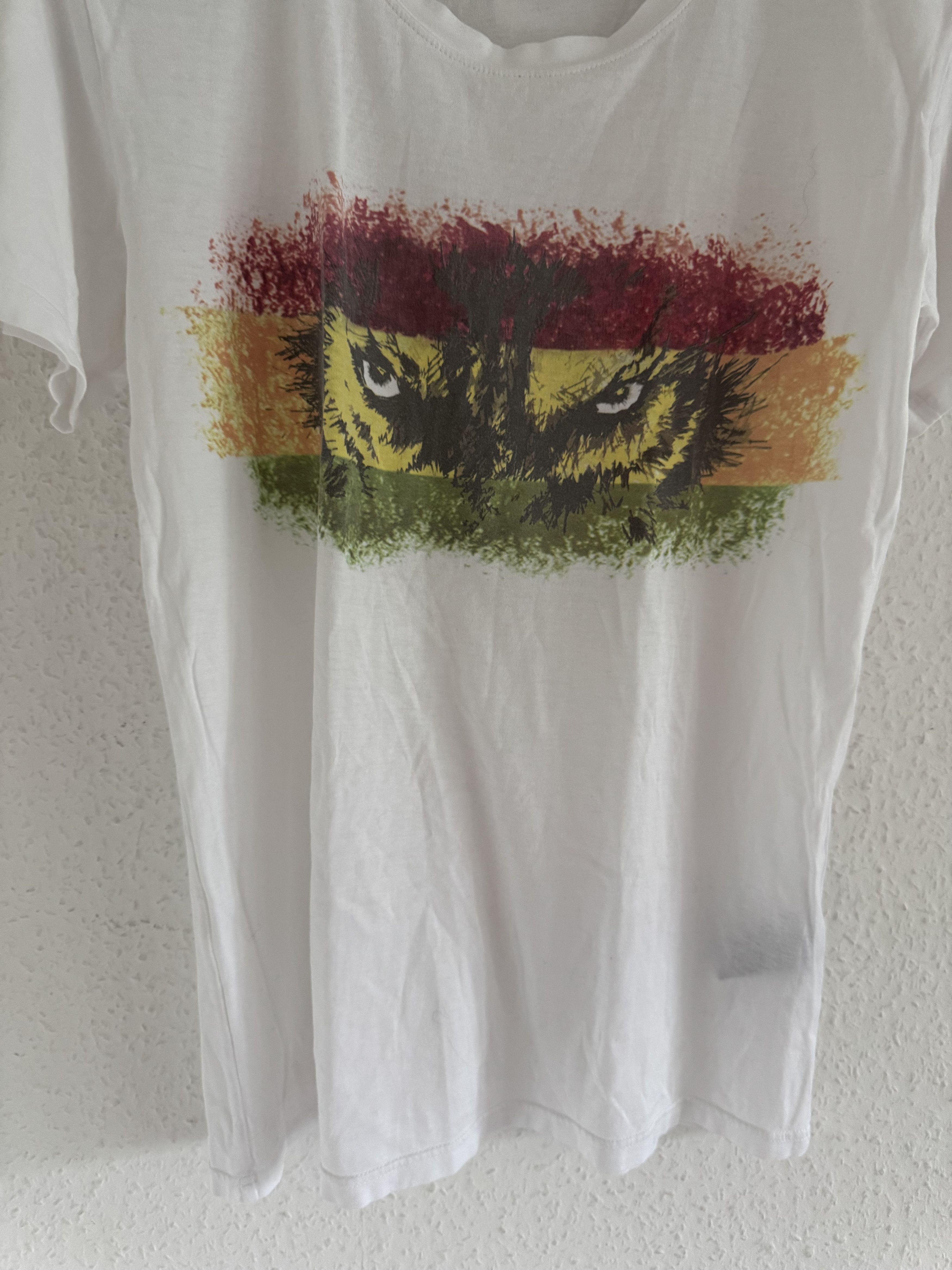 Balmain Eyes of the Wolf Graphic Tee Size US S / EU 44-46 / 1 - 3 Thumbnail
