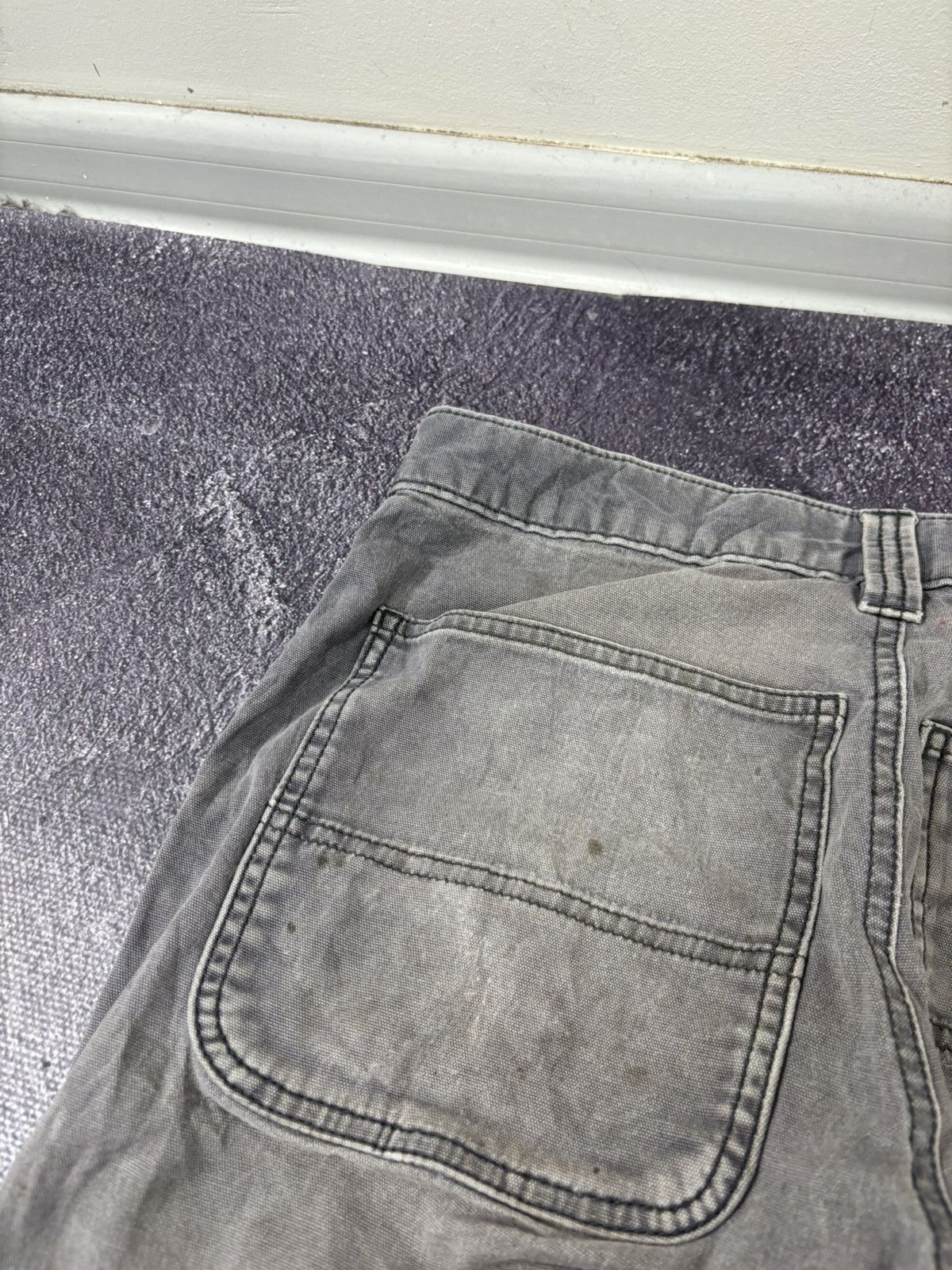 Carhartt Vintage Carhartt Double Knee Distressed Utility Work Pants Size US 31 - 10 Thumbnail