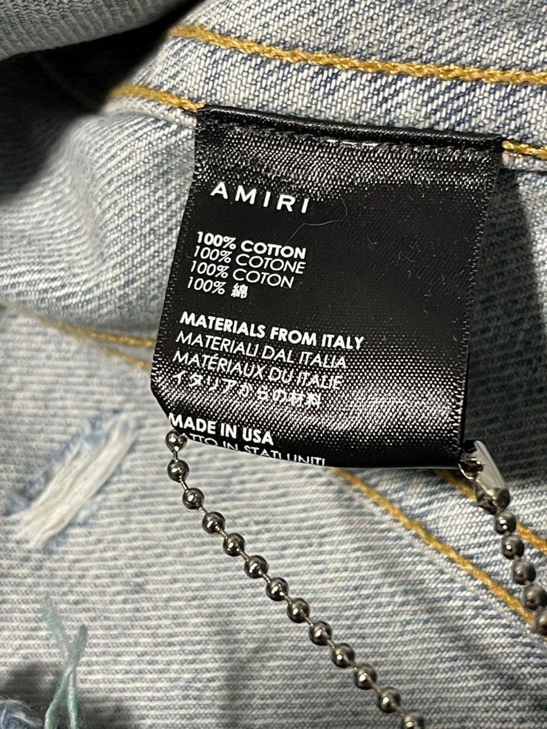 Amiri Amiri Alrbrush Hollywood Trucker Denim Jacket Size US XS / EU 42 / 0 - 7 Thumbnail