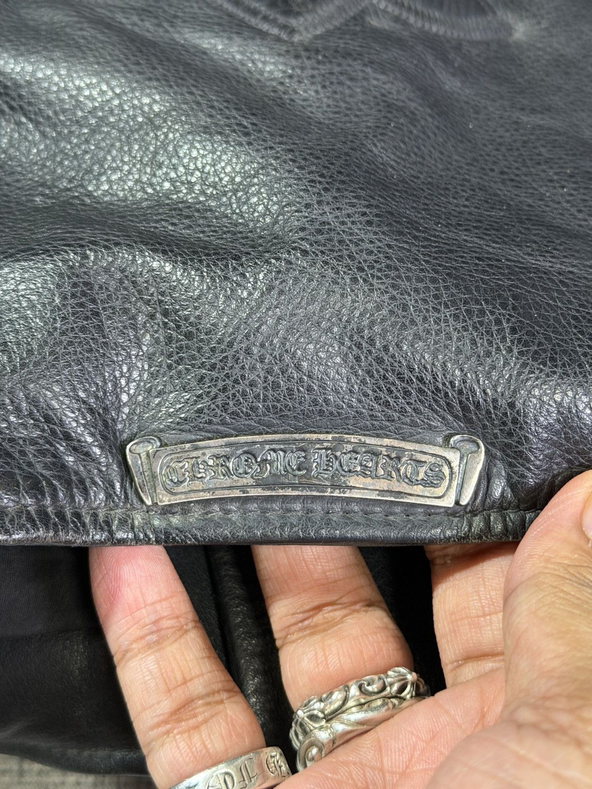 Chrome Hearts Chrome Hearts - Big Cross Belted Leather Biker Jacket Size US S / EU 44-46 / 1 - 17 Thumbnail