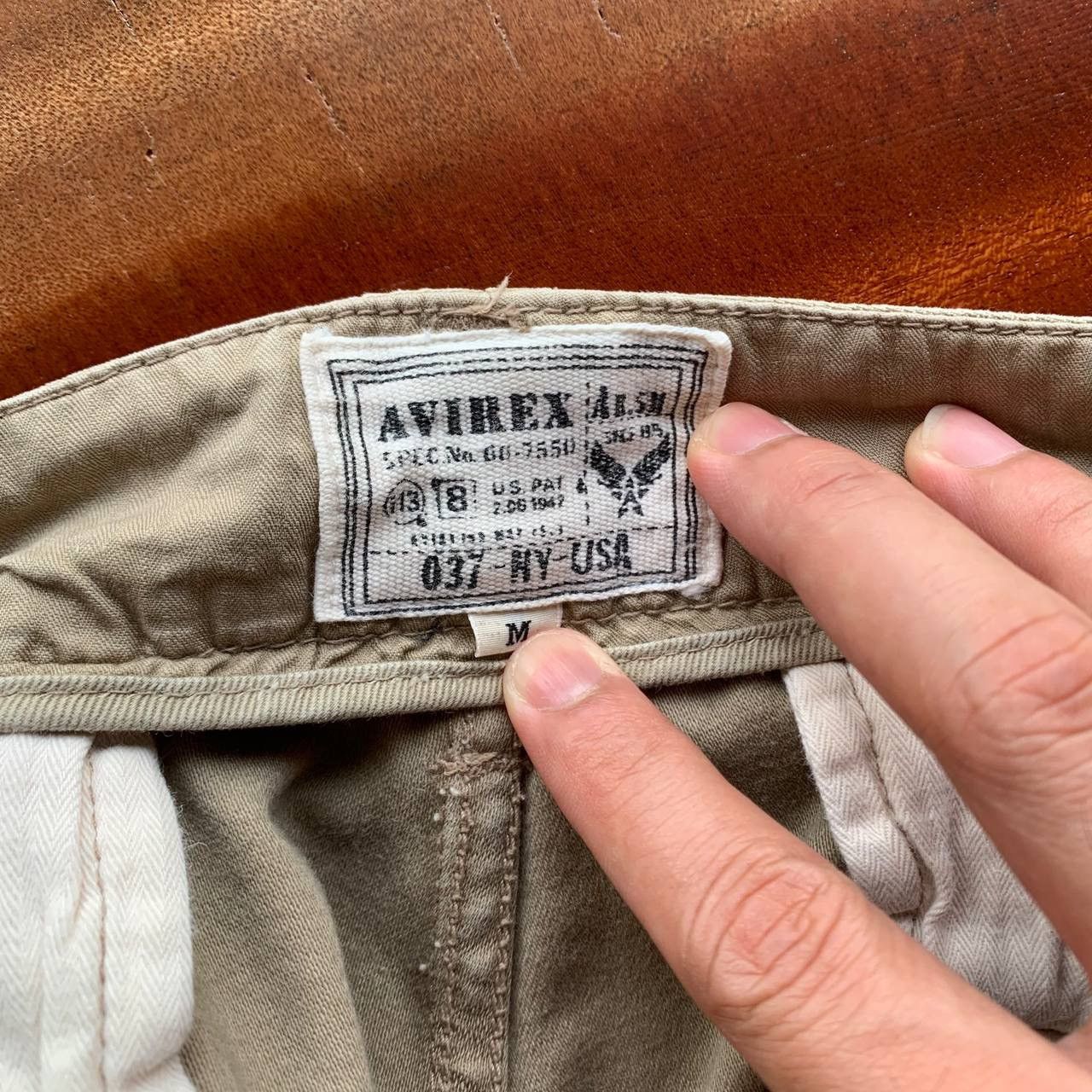 Avirex Distressed Avirex Army Cargo Khakis Pants Size US 31 - 8 Thumbnail