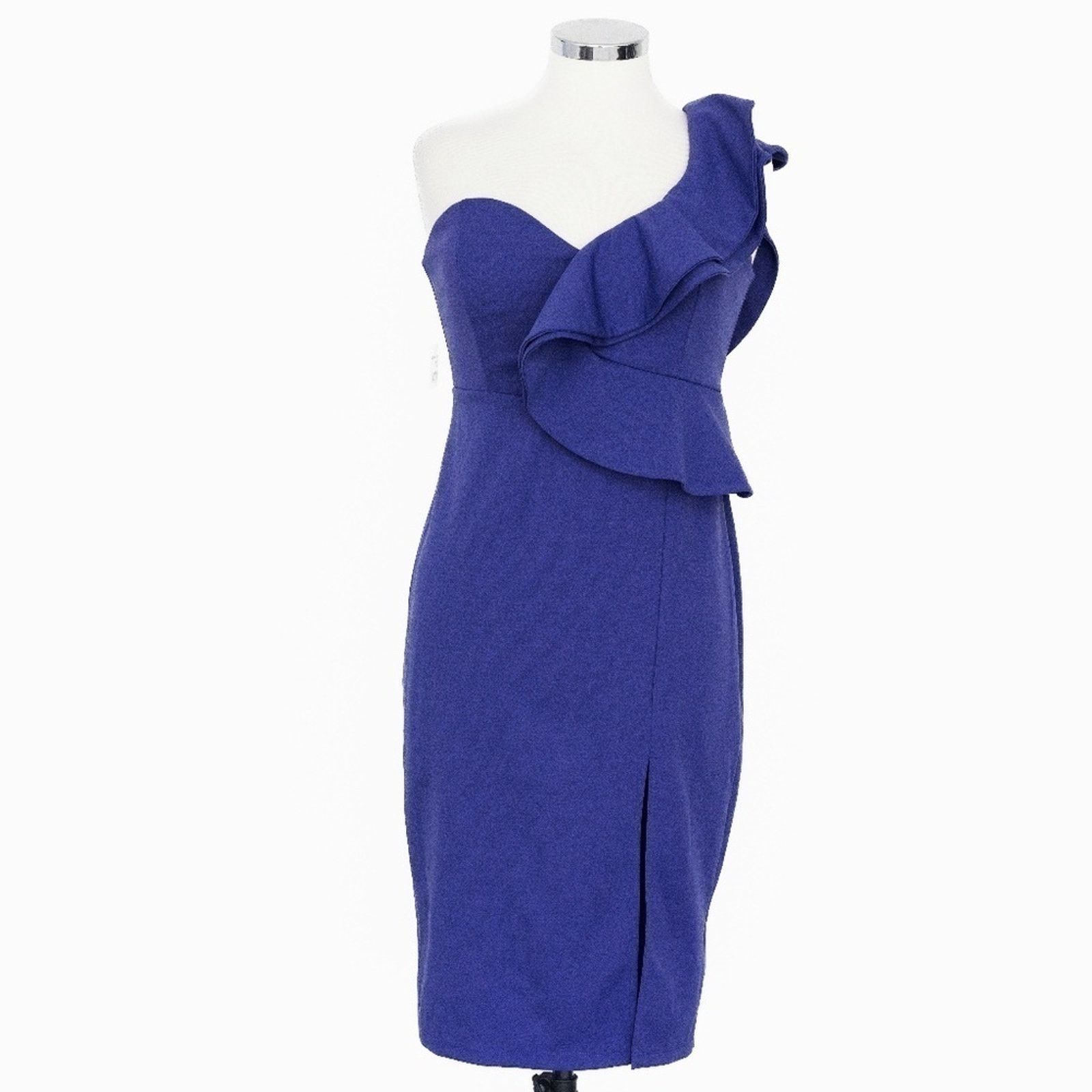 Bebe Bebe. Ruffle Sleeve Midi Dress. Size M / US 6-8 / IT 42-44 - 1 Thumbnail