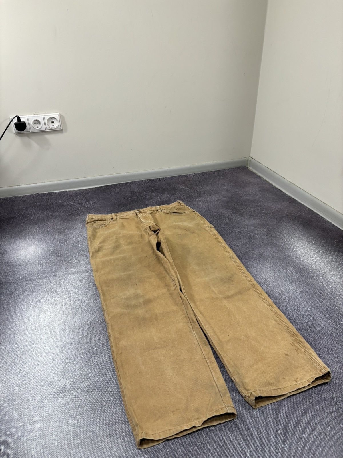 Dickies Vintage Dickies Y2K Mustard USA Work Carpenter Baggy Pants Size US 38 / EU 54 - 9 Thumbnail