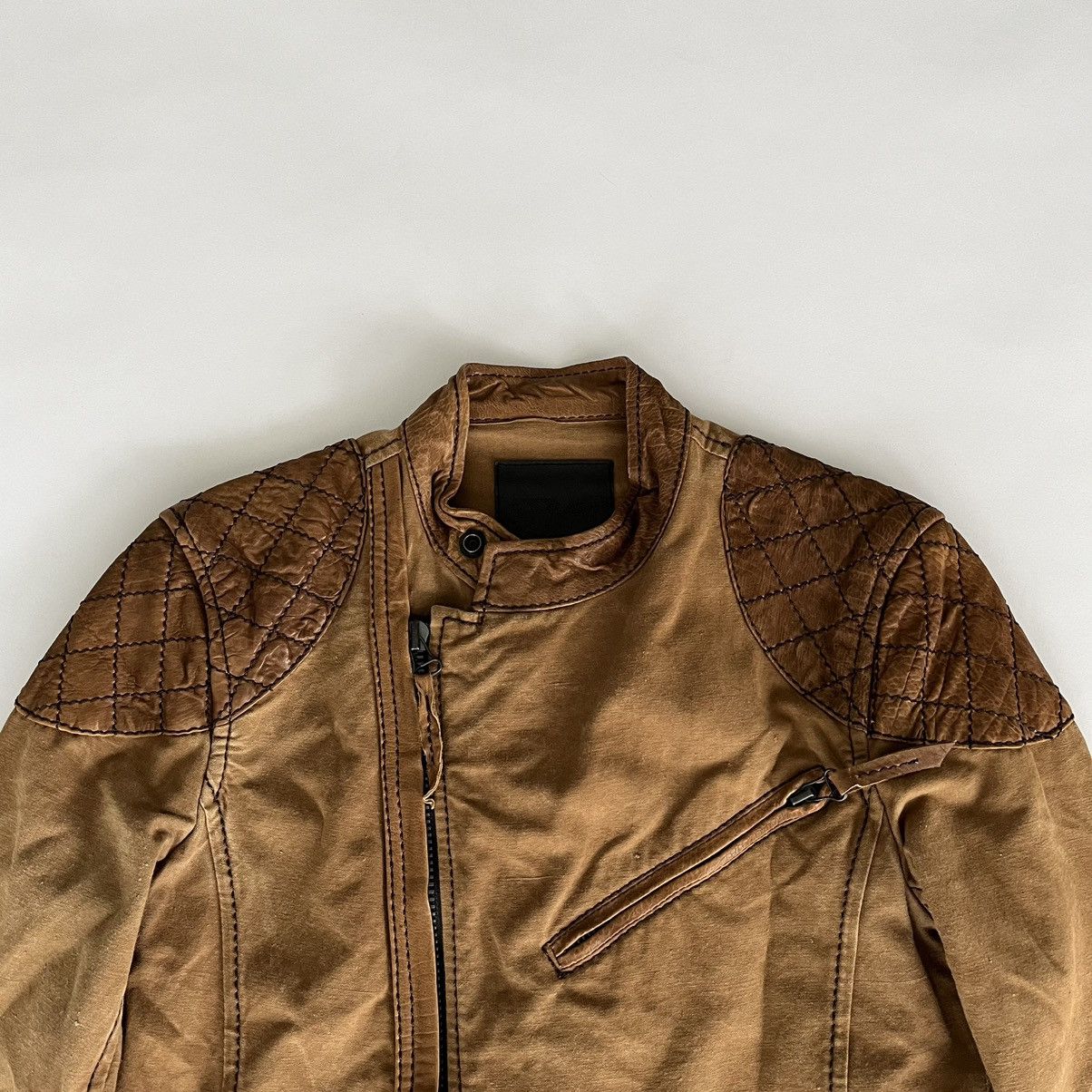 Isamu Katayama Backlash AW09 Cotton Leather Moto Jacket