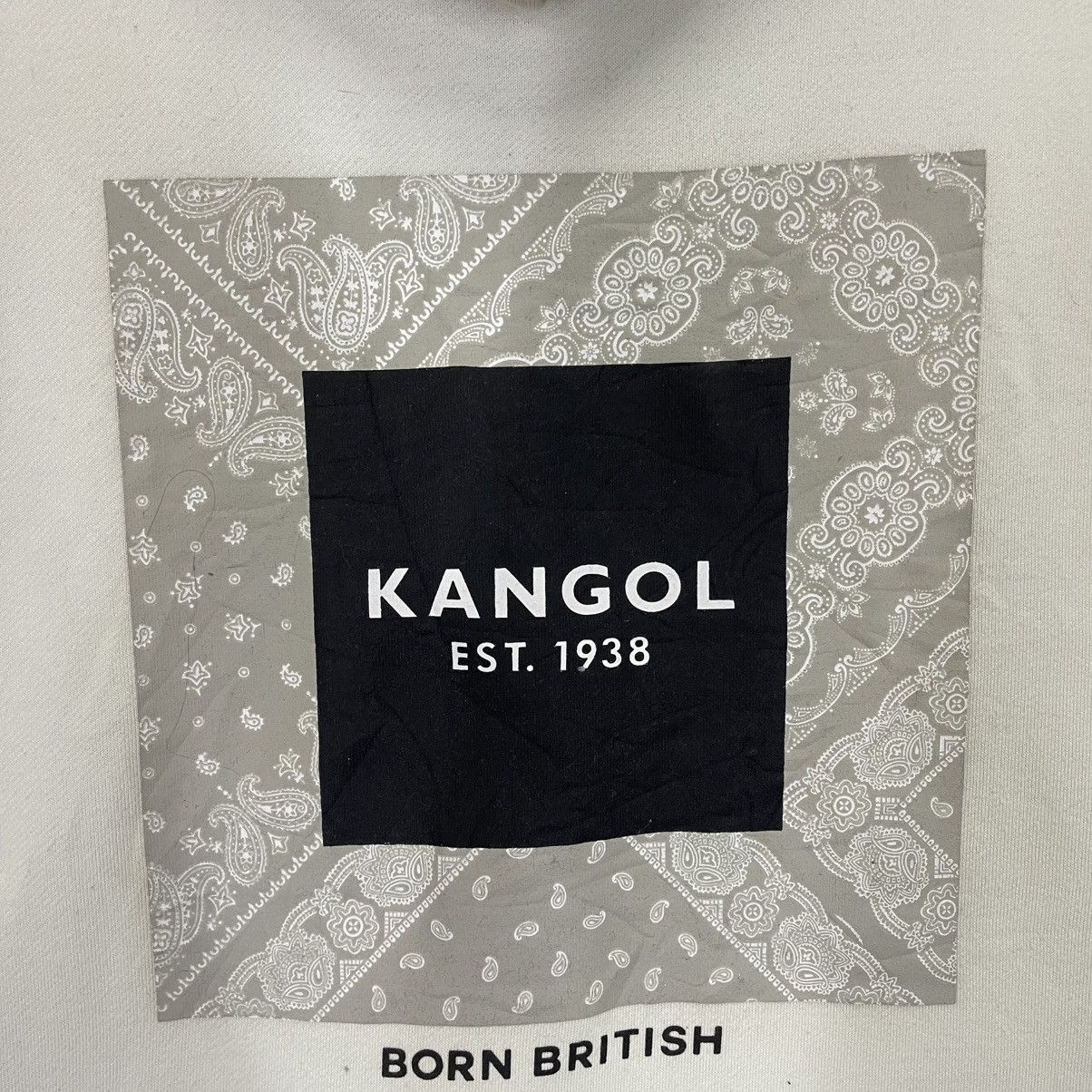 Vintage Kangol Big Logo Pullover Hoodie Size US L / EU 52-54 / 3 - 4 Thumbnail