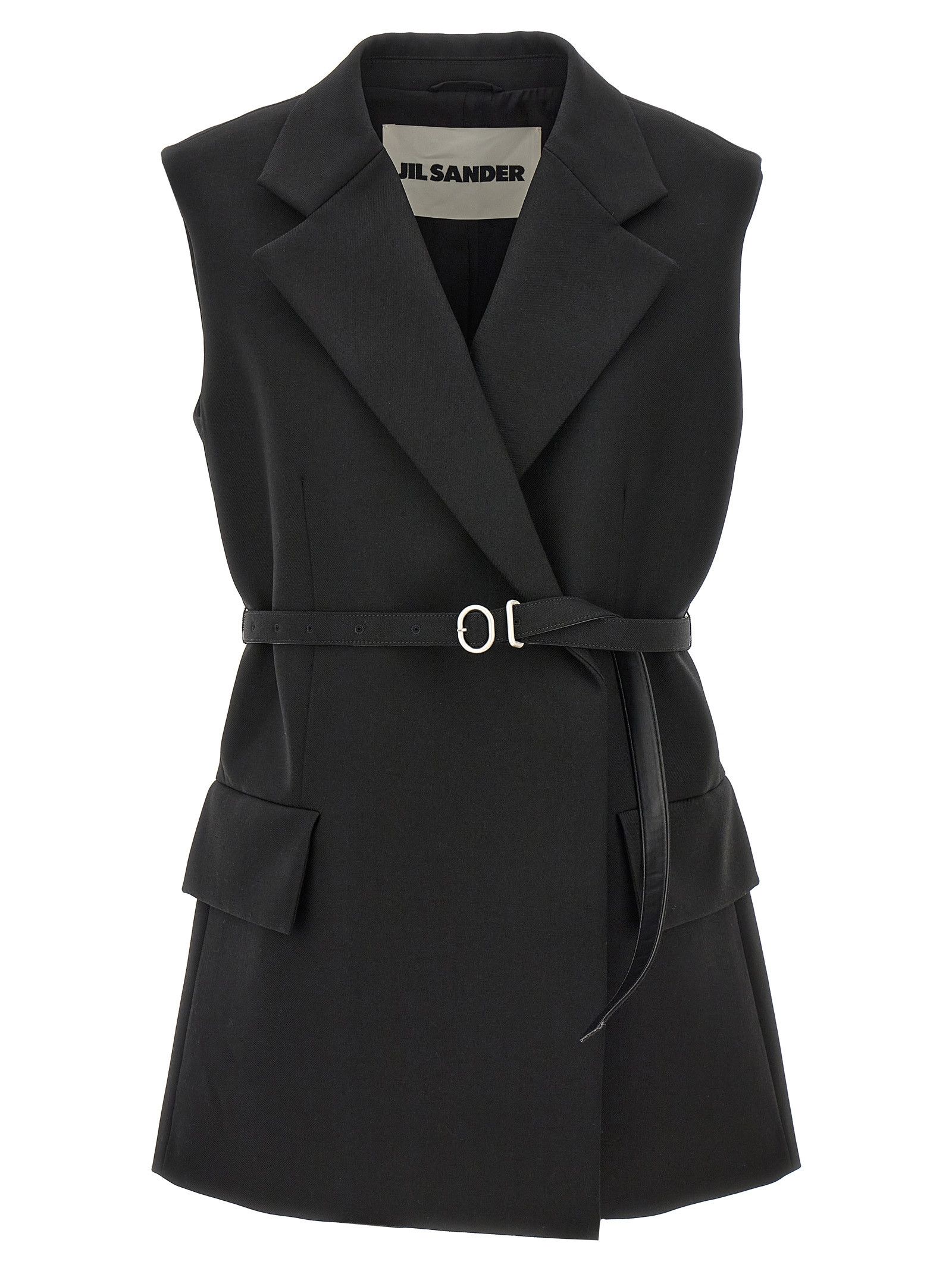 Jil Sander Belt Wool Vest Size M / US 6-8 / IT 42-44 - 1 Thumbnail