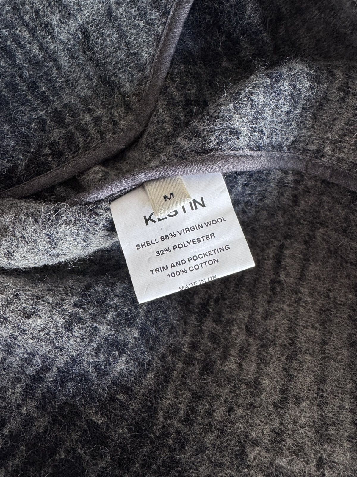 KESTIN Kestin Edinburgh Overcoat Navy Check M Size US M / EU 48-50 / 2 - 5 Thumbnail