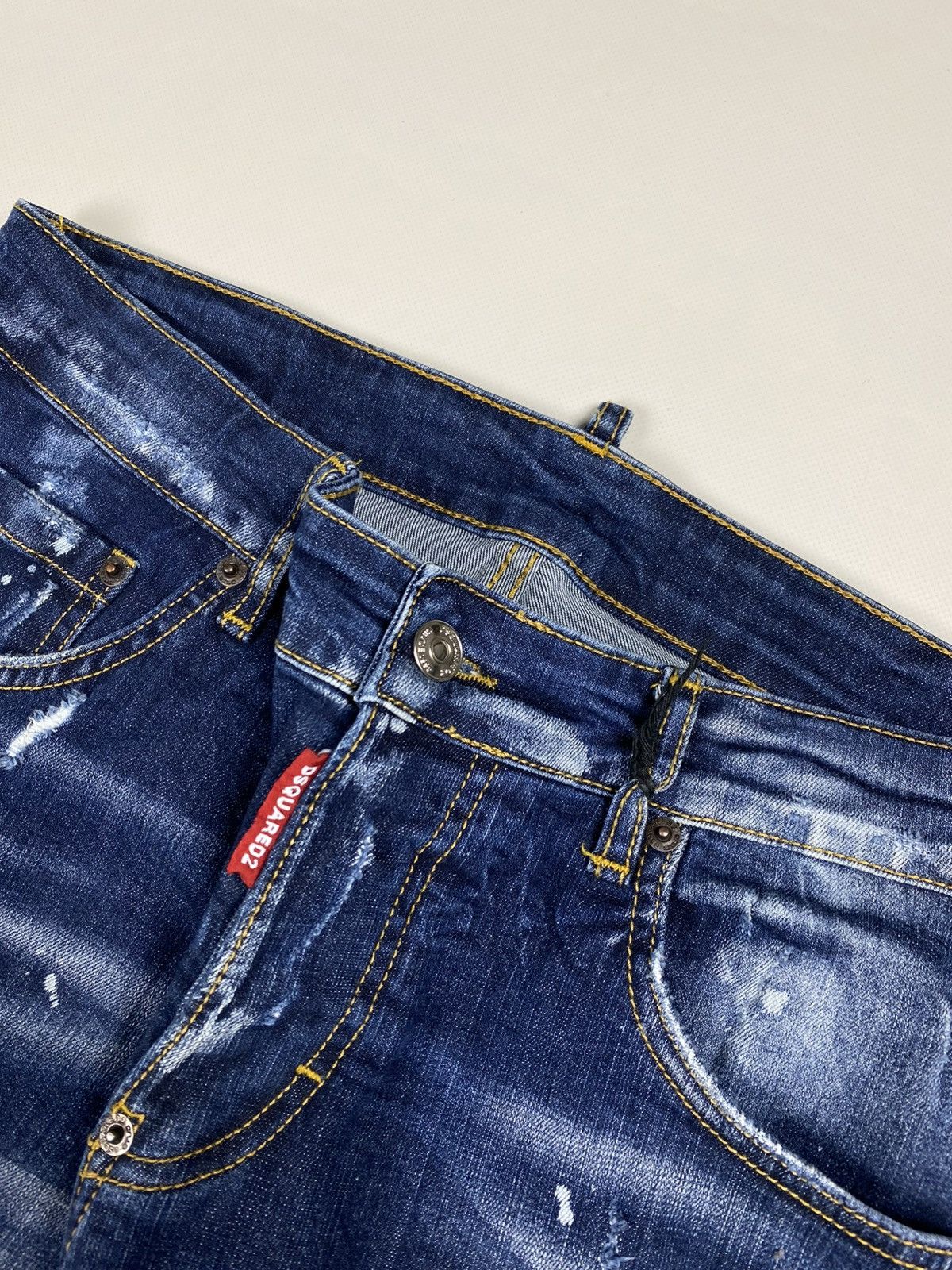 Dsquared2 Dsquared2 Ladies Distressed Denim Jeans Size 42 Size 28" / US 6 / IT 42 - 14 Thumbnail