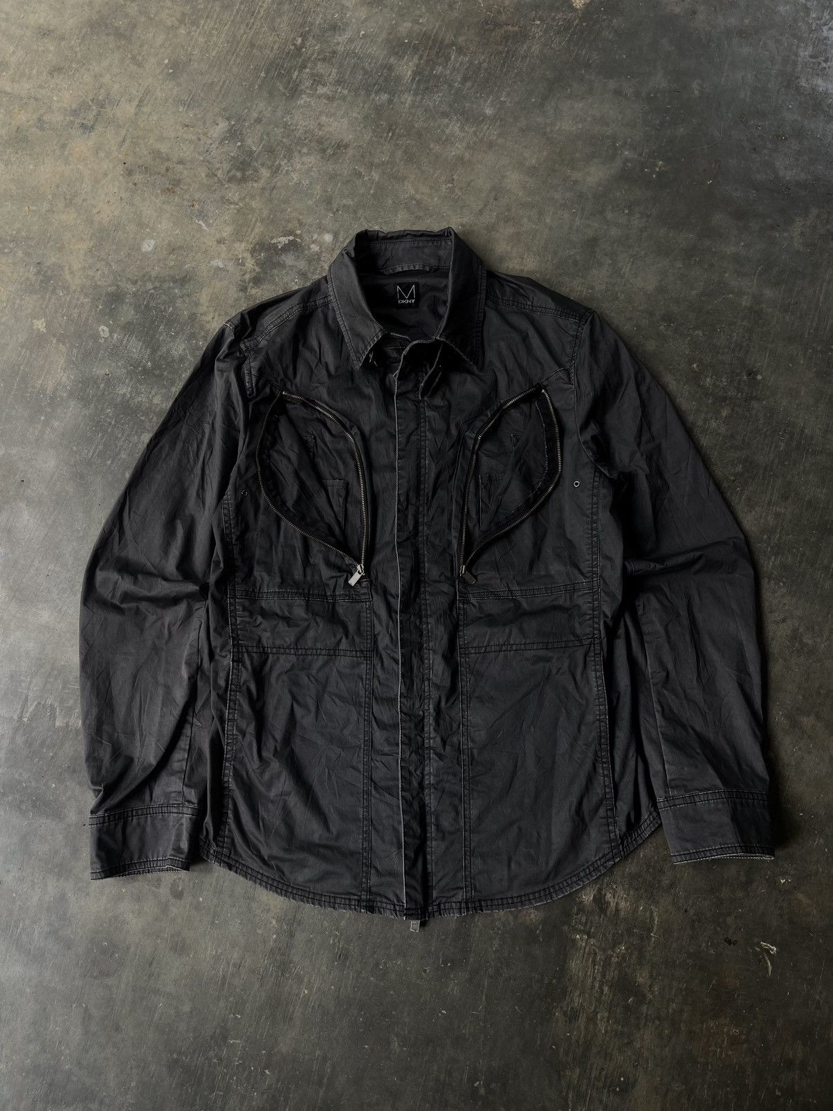 Japanese Brand Vtg DKNY Militery Jacket Size US XL / EU 56 / 4 - 1 Thumbnail