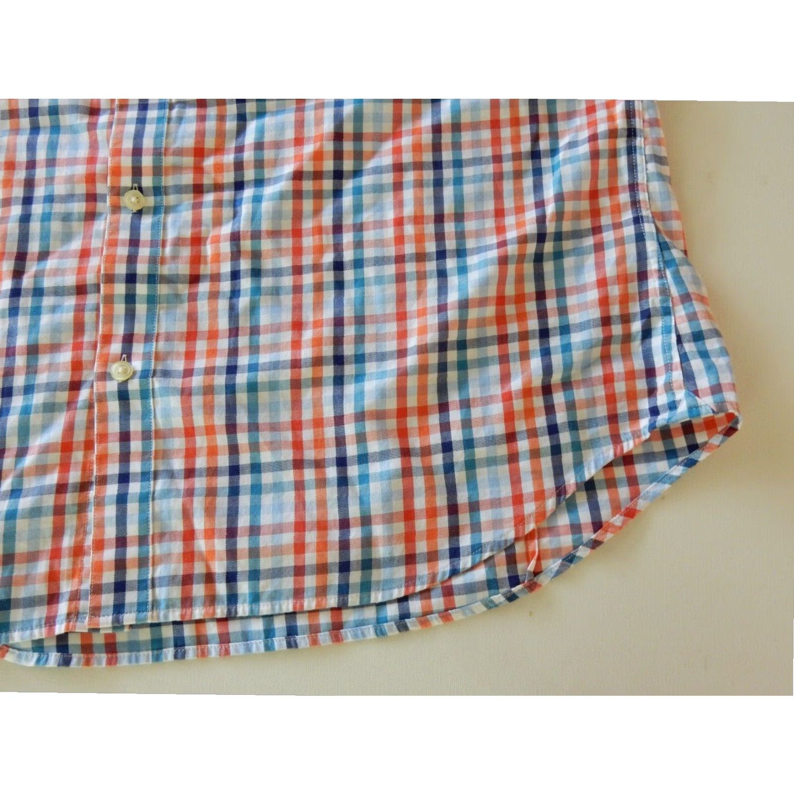 Banana Republic Banana Republic Mens Slim Fit Long Sleeve Plaid Button Up Shirt XL Size US XL / EU 56 / 4 - 2 Thumbnail