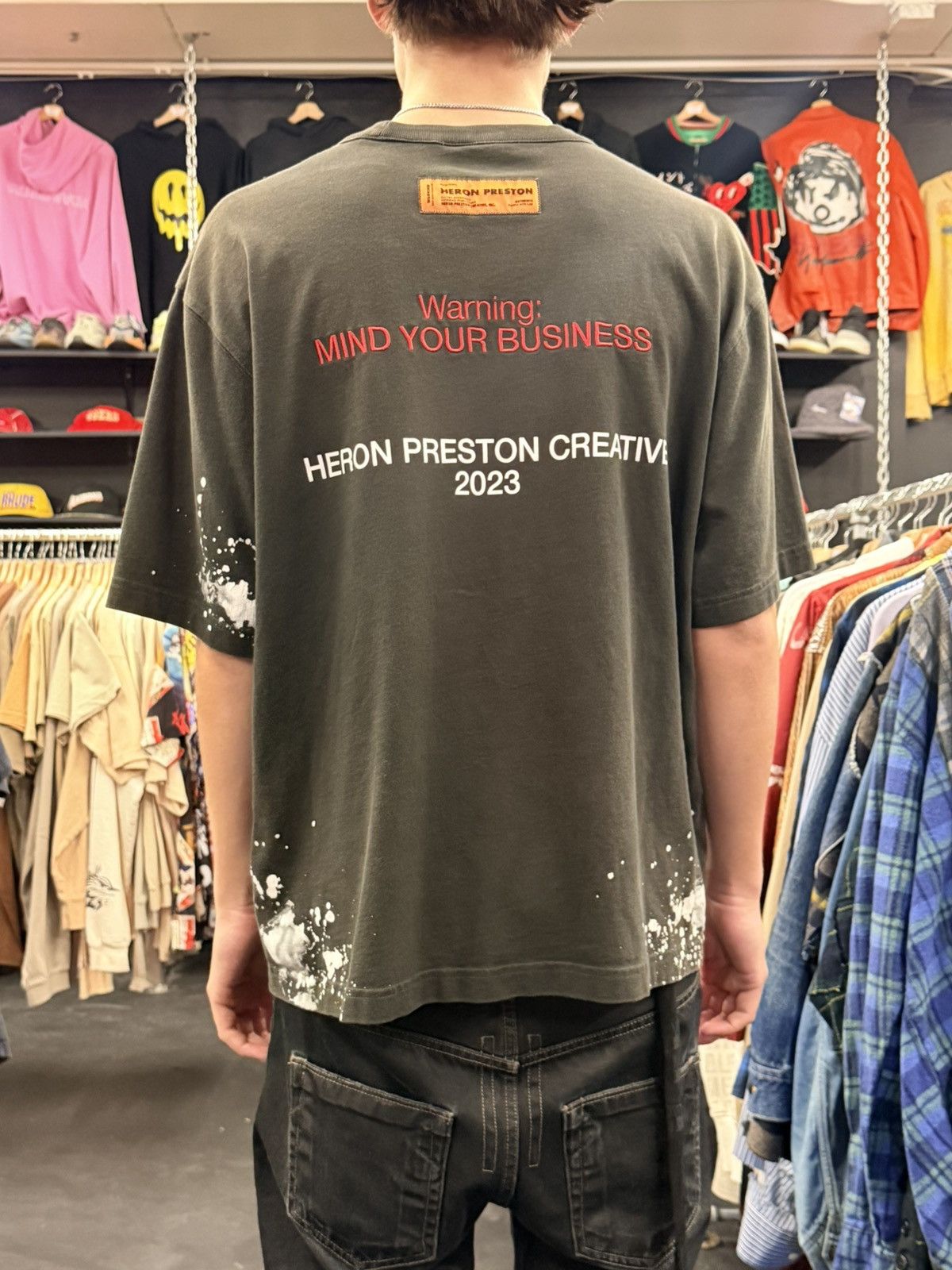 Heron Preston Heron Preston HPC Security Tee Size US XL / EU 56 / 4 - 2 Thumbnail
