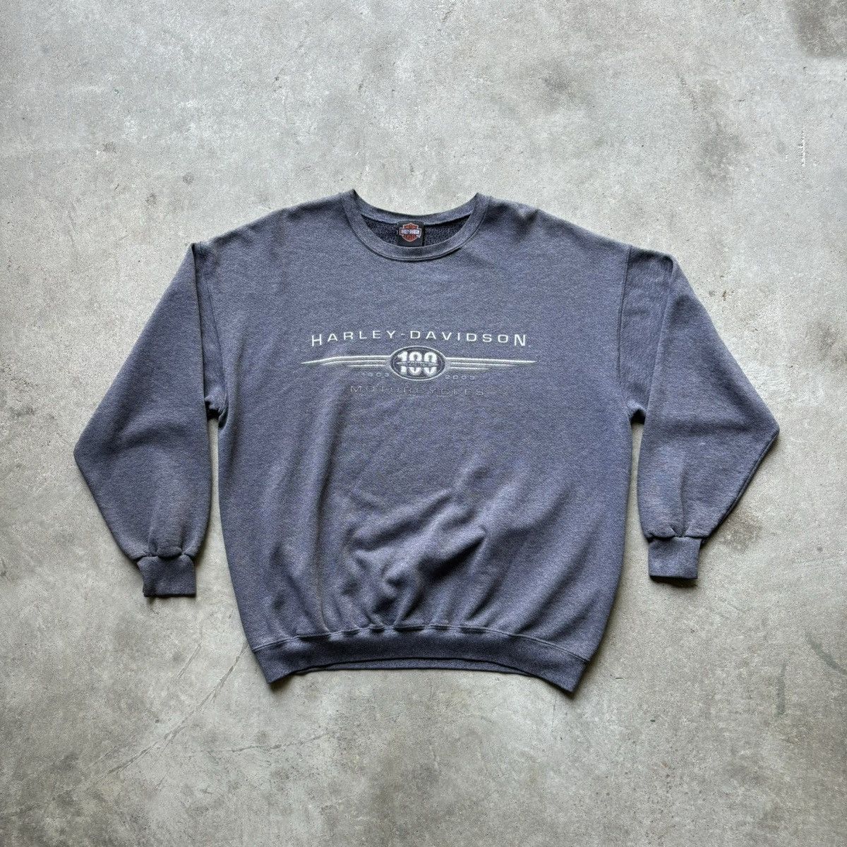 Harley Davidson × Vintage vintage 2003 Y2K HARLEY DAVIDSON VA spellout sweatshirt Size US XL / EU 56 / 4 - 1 Thumbnail