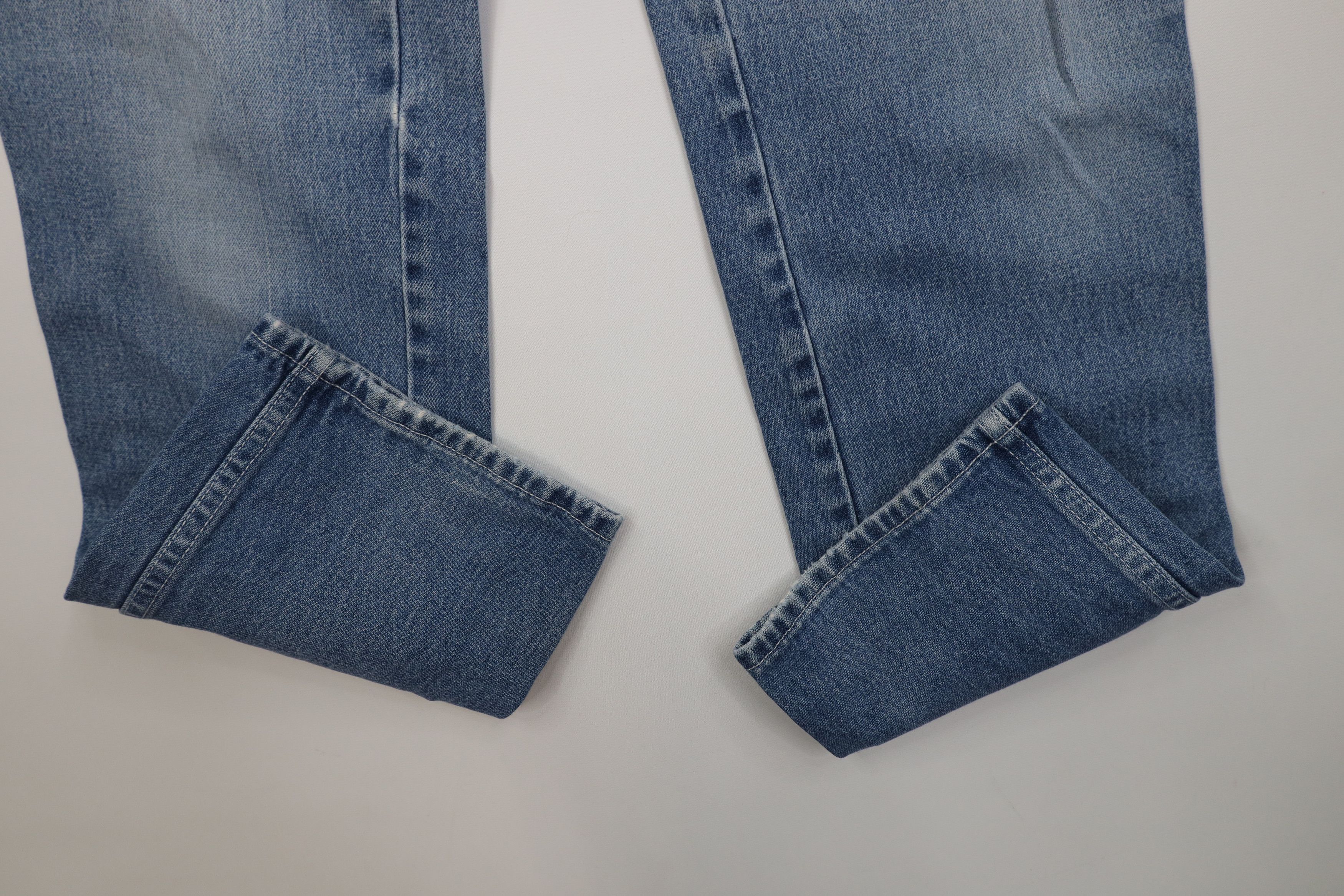 Vintage Vintage 80s 90s Streetwear Pleated Straight Leg Denim Jeans Size 30" / US 8 / IT 44 - 5 Thumbnail