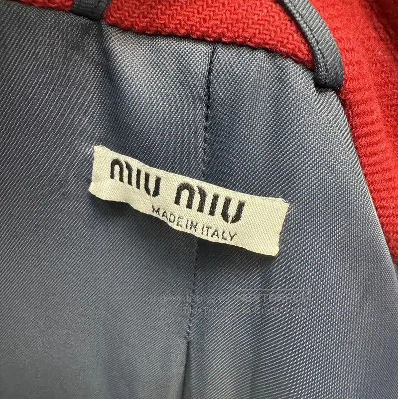 Miu Miu Miu Miu Deep Blue Wool Women's Coat . Size S / US 4 / IT 40 - 5 Thumbnail