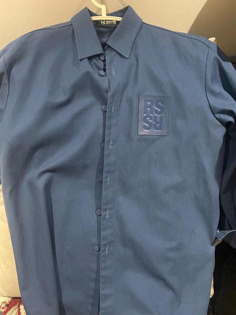 Raf Simons Raf simons Navy blue shirt Size US M / EU 48-50 / 2 - 2 Thumbnail